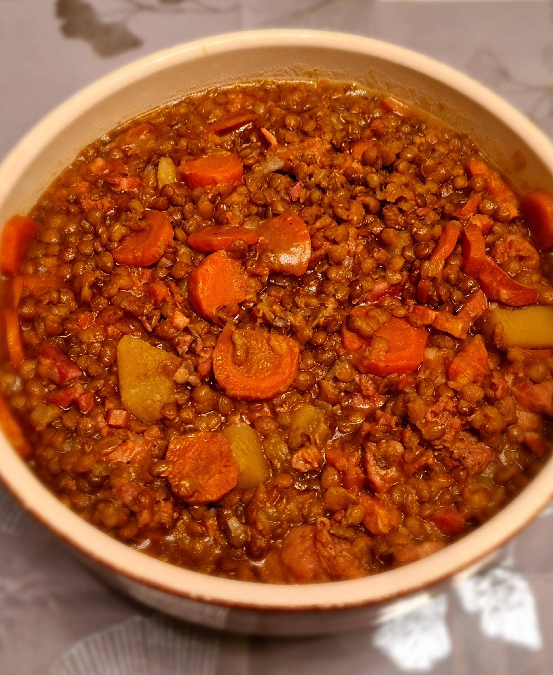 Potée de lentilles au poulet et ses légumes façon Manon - Recette Cookeo V3 | Moulinex