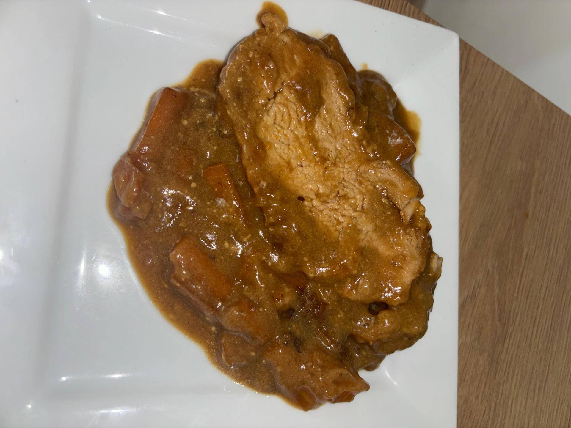 Rôti de porc à la moutarde et au carottes - Recette Cookeo | Moulinex