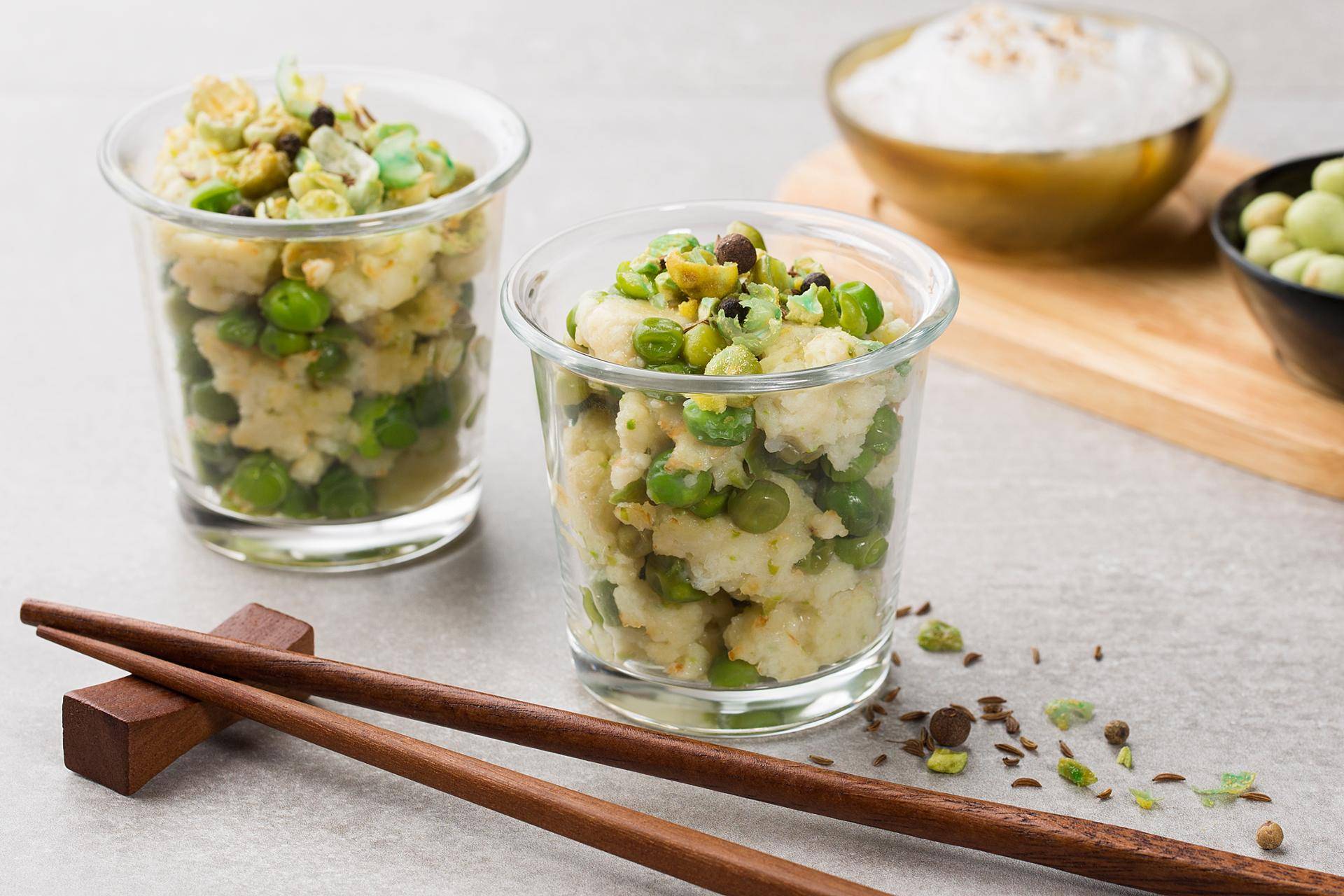 Vis glaasjes met wasabi - Recepten Easy fry Silence XL / Essential XL | Moulinex