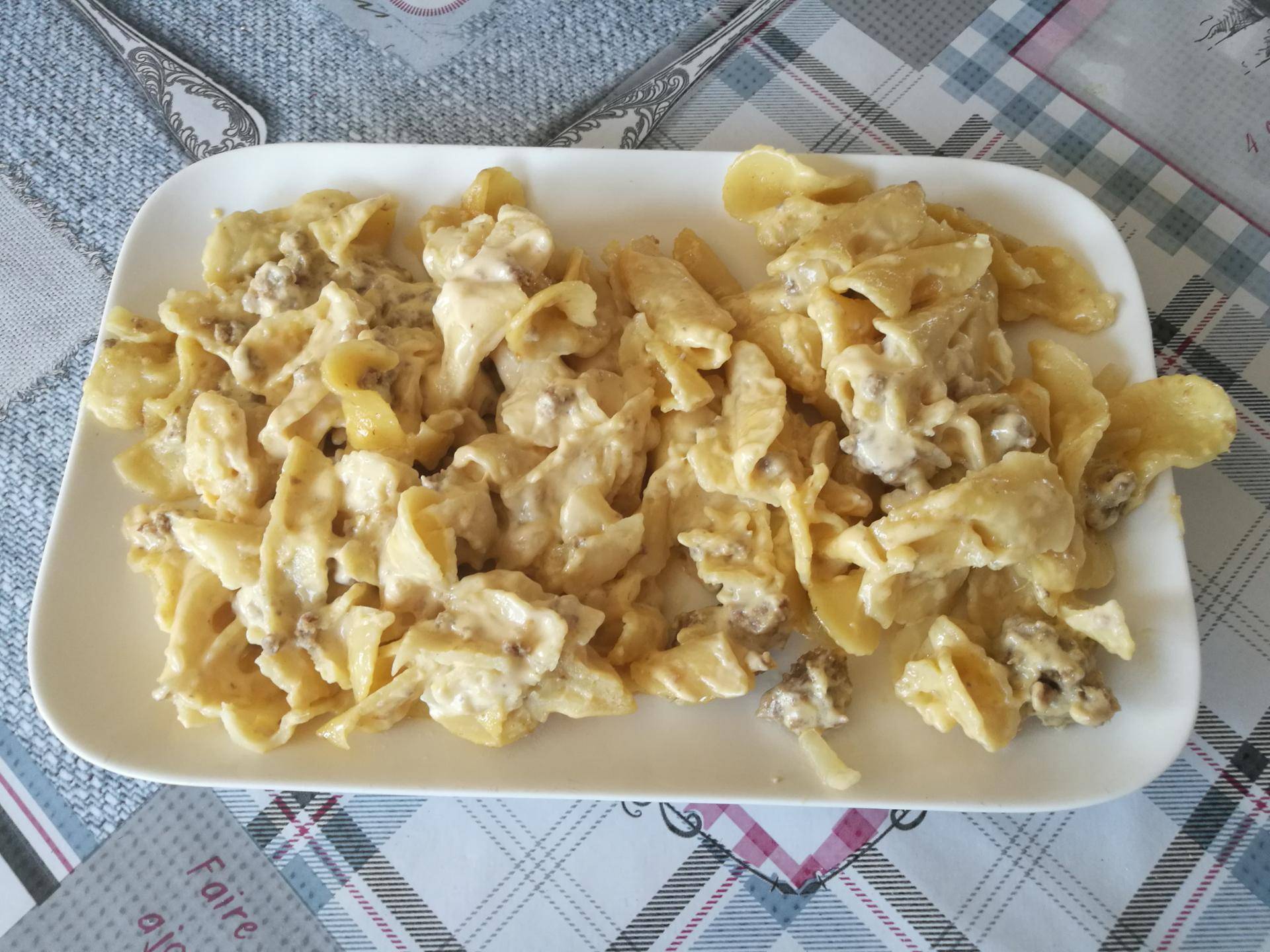 Pâte bœuf cheddar - Recette Cookeo | Moulinex