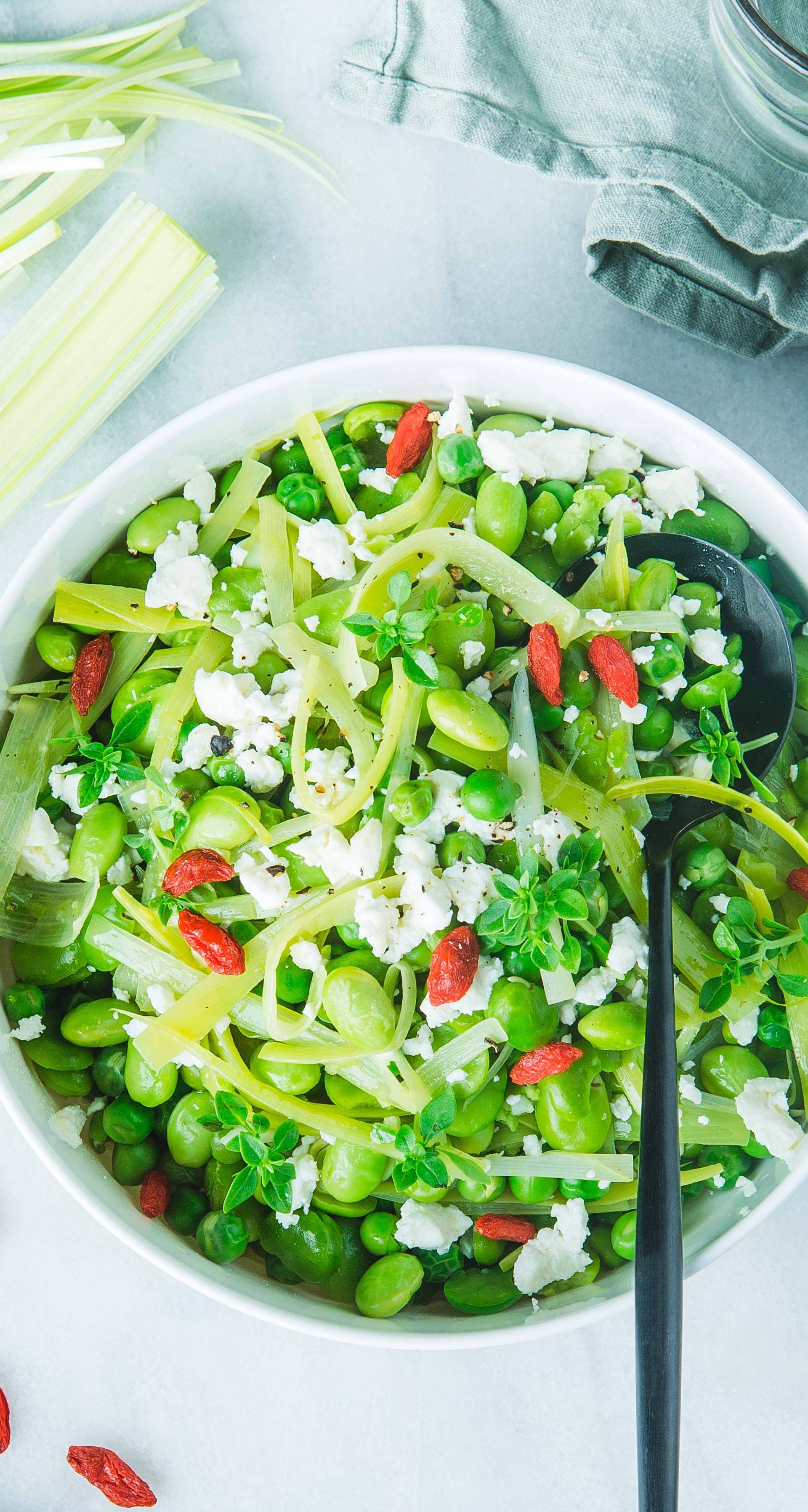 Mijoté de pois, poireau et feta - Recette Companion | Moulinex