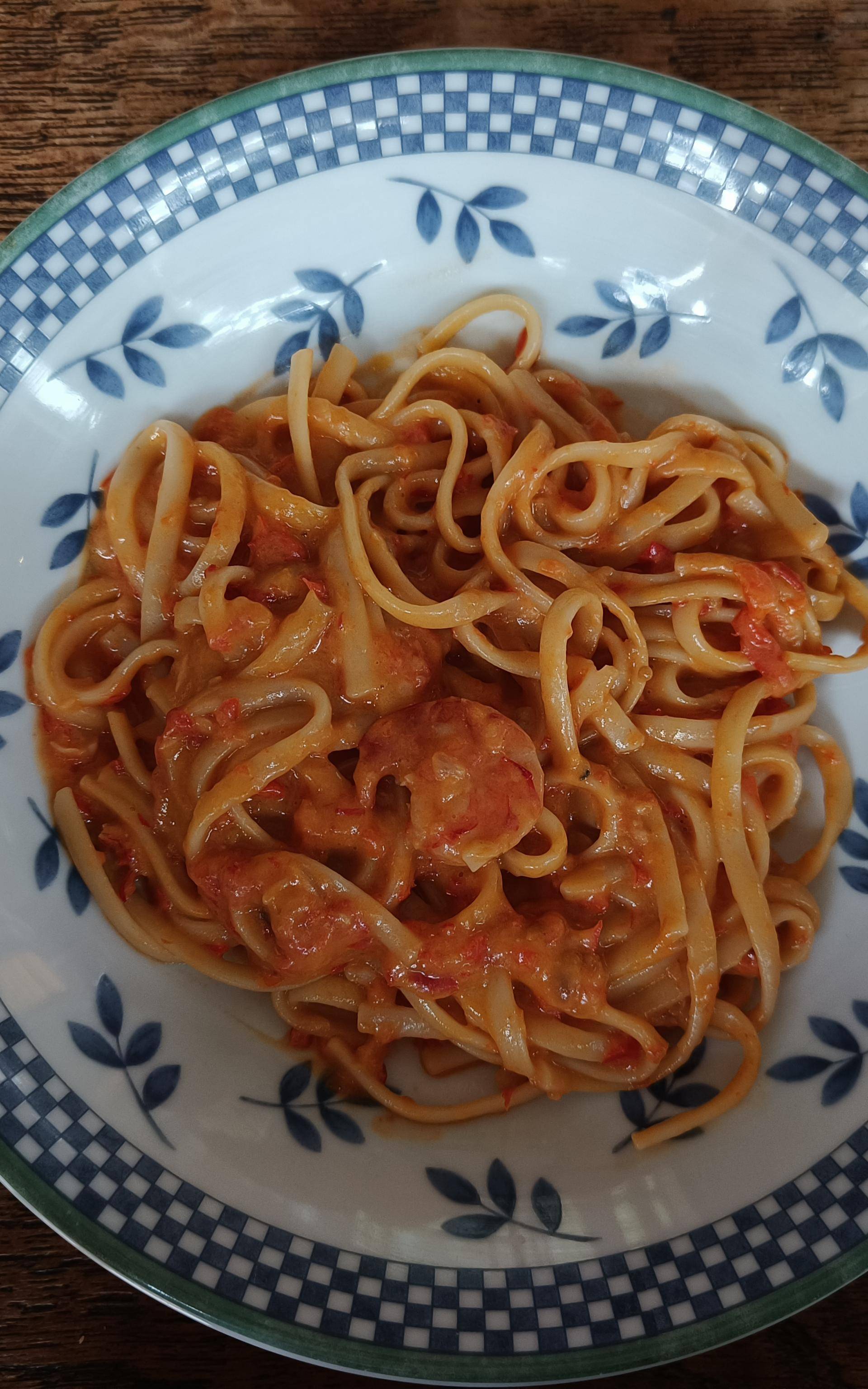 Scampi in paprikaroomsaus - Recepten Companion Connect XL | Moulinex