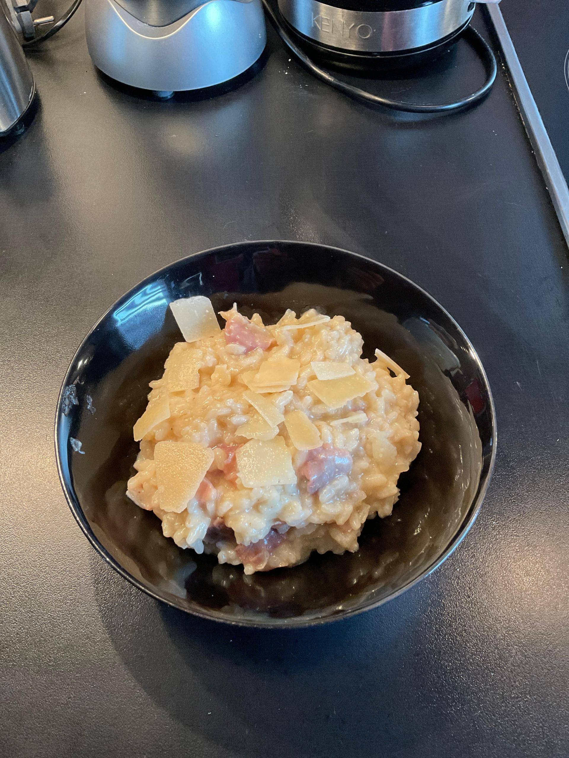 Risotto au parmesan et jambon de parme - Recepten Cookeo | Moulinex