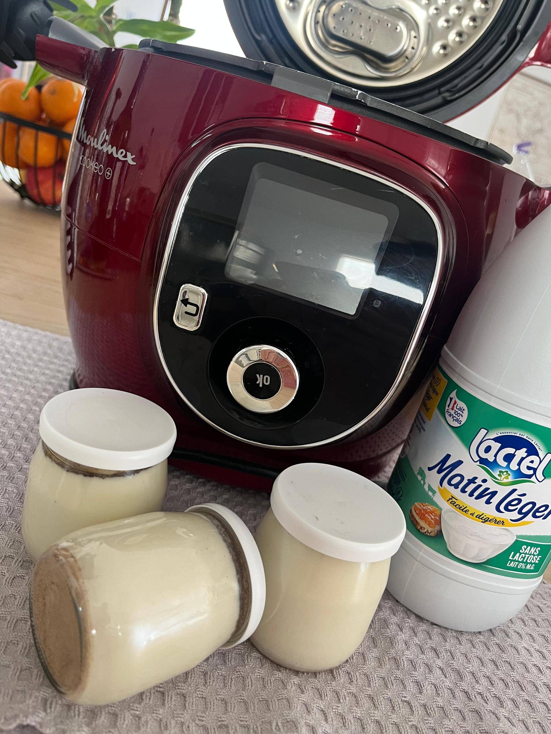 Yaourts FAIBLE EN LACTOSE đ€ - Recette Cookeo | Moulinex