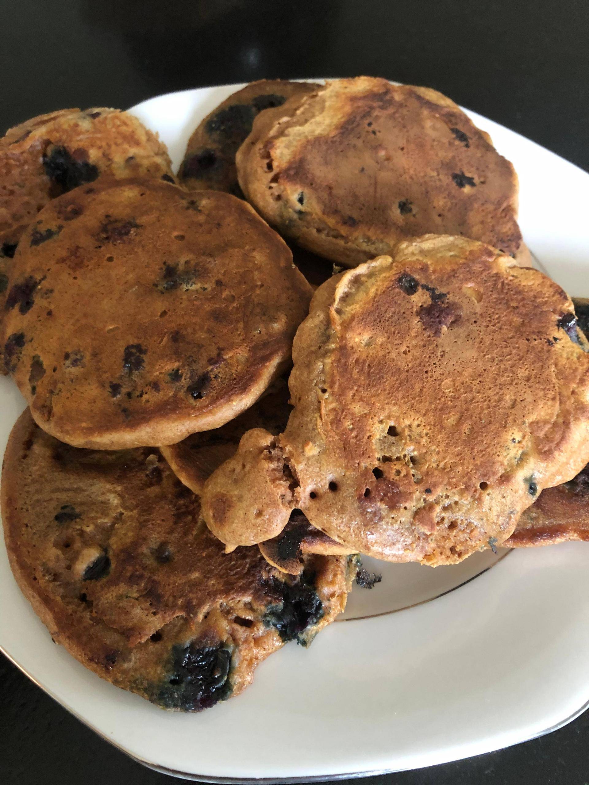 Pancakes IG bas à la farine d’orge mondé - Recette Companion Connect XL | Moulinex