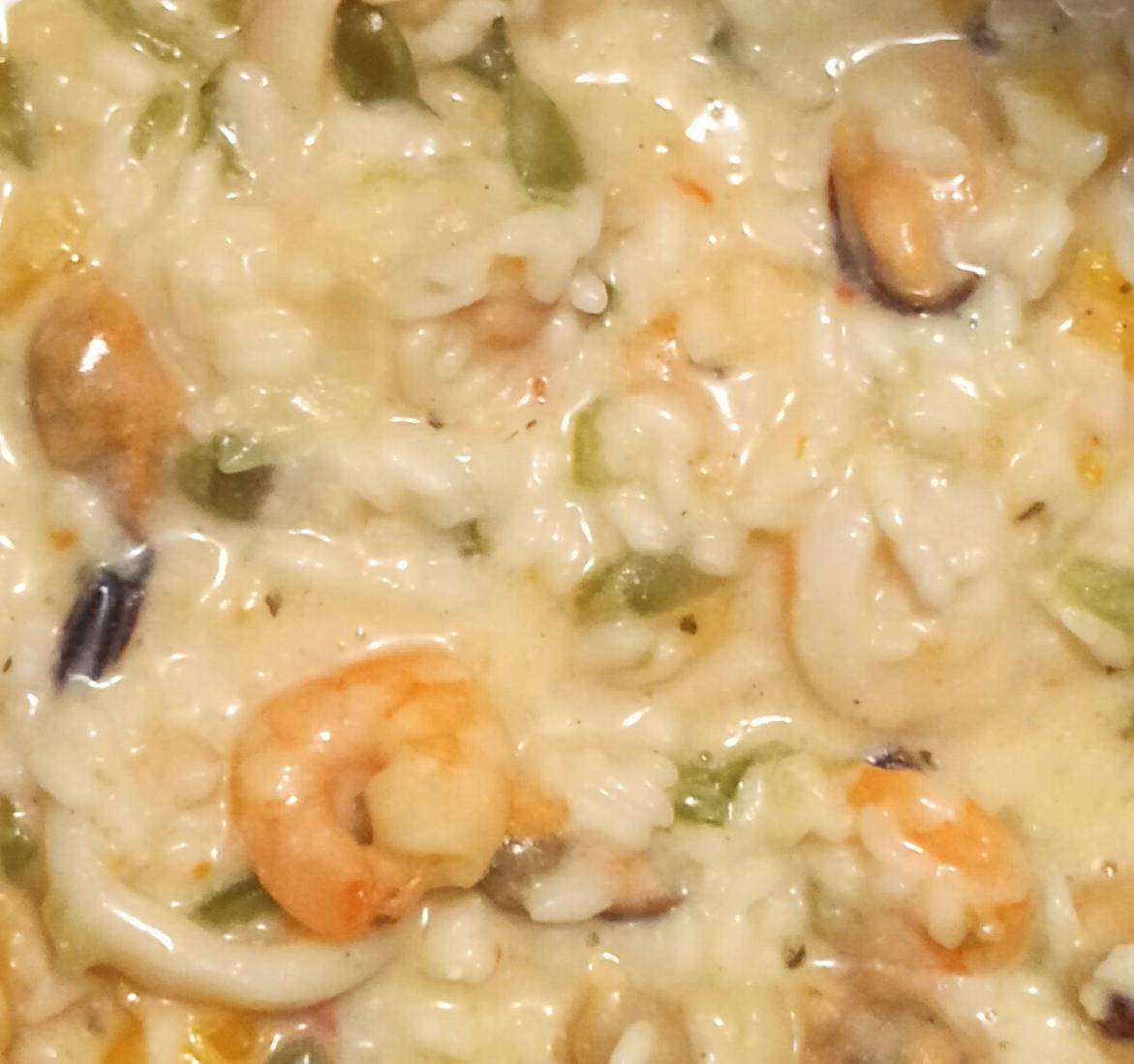 Risotto aux fruits de mer et son trio de poivrons - Recette Cookeo | Moulinex