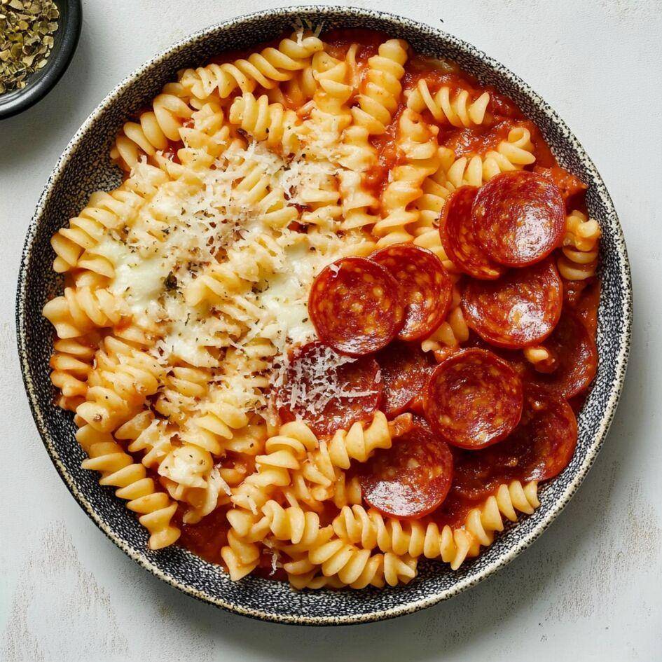 Eenpanspasta in pizzastijl - Recepten Cookeo | Moulinex