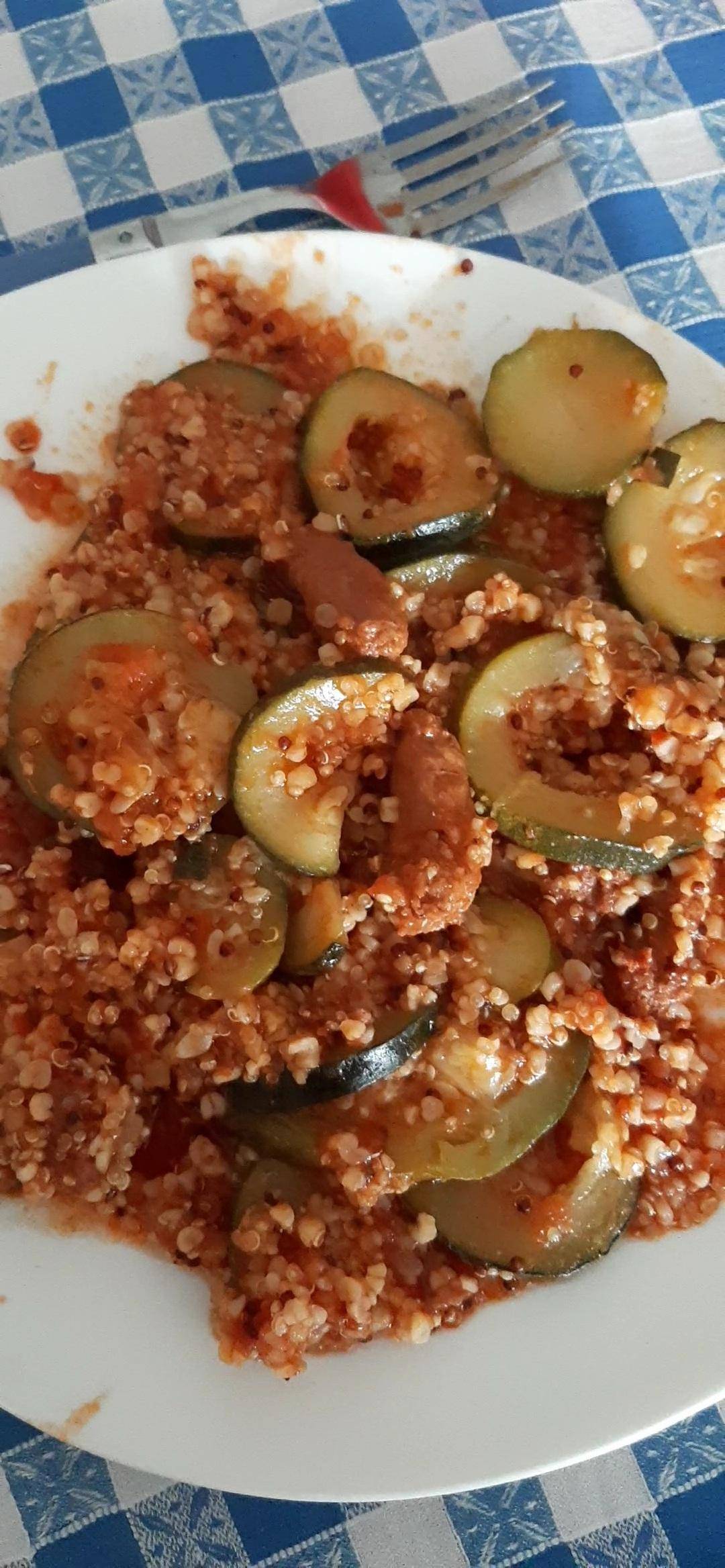Céréales merguez et courgettes - Recette Cookeo | Moulinex