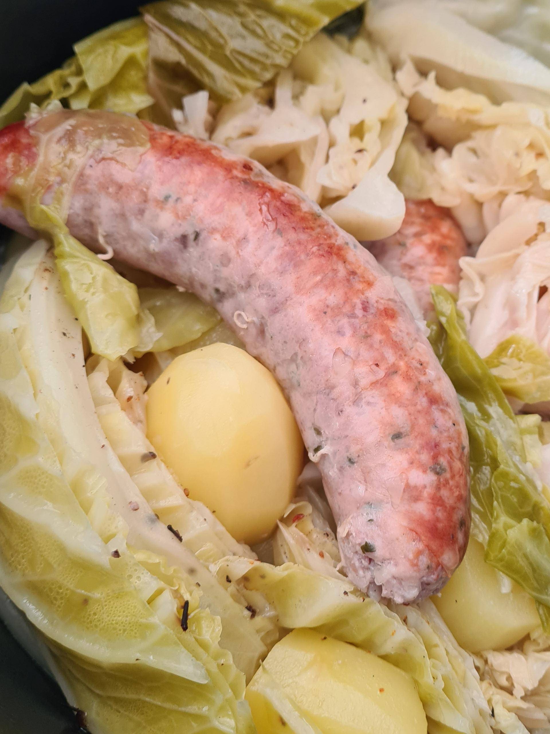 Saucisses au chou - Recette Cookeo | Moulinex