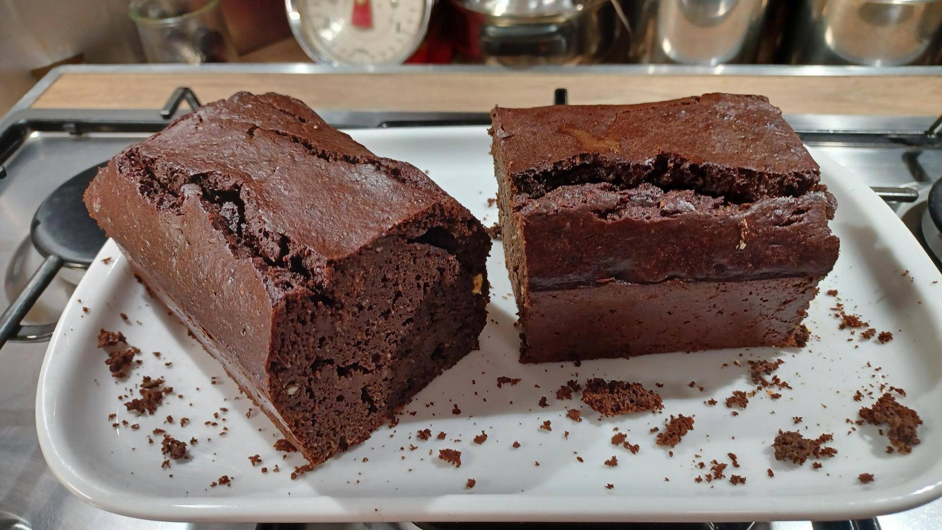 Gâteau au chocolat sans gluten, sucres et beurre ajoutés - Recette Companion XL | Moulinex