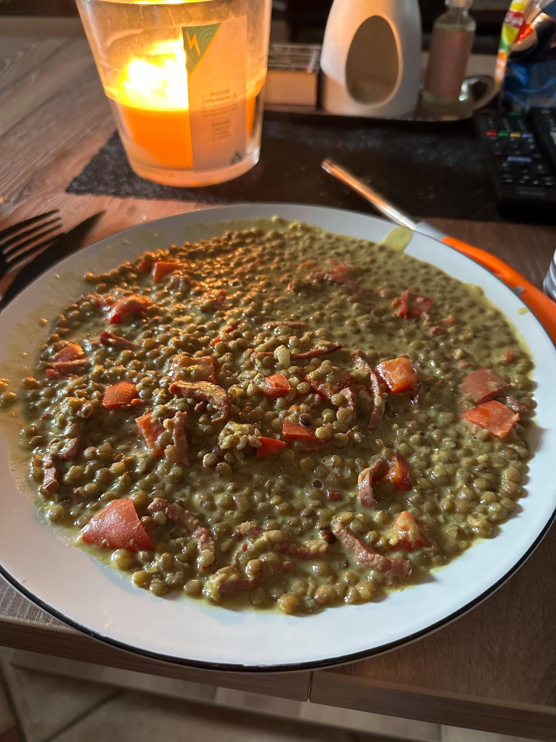 Curry lentille, lardon et poivron - Recette Cookeo V3 | Moulinex