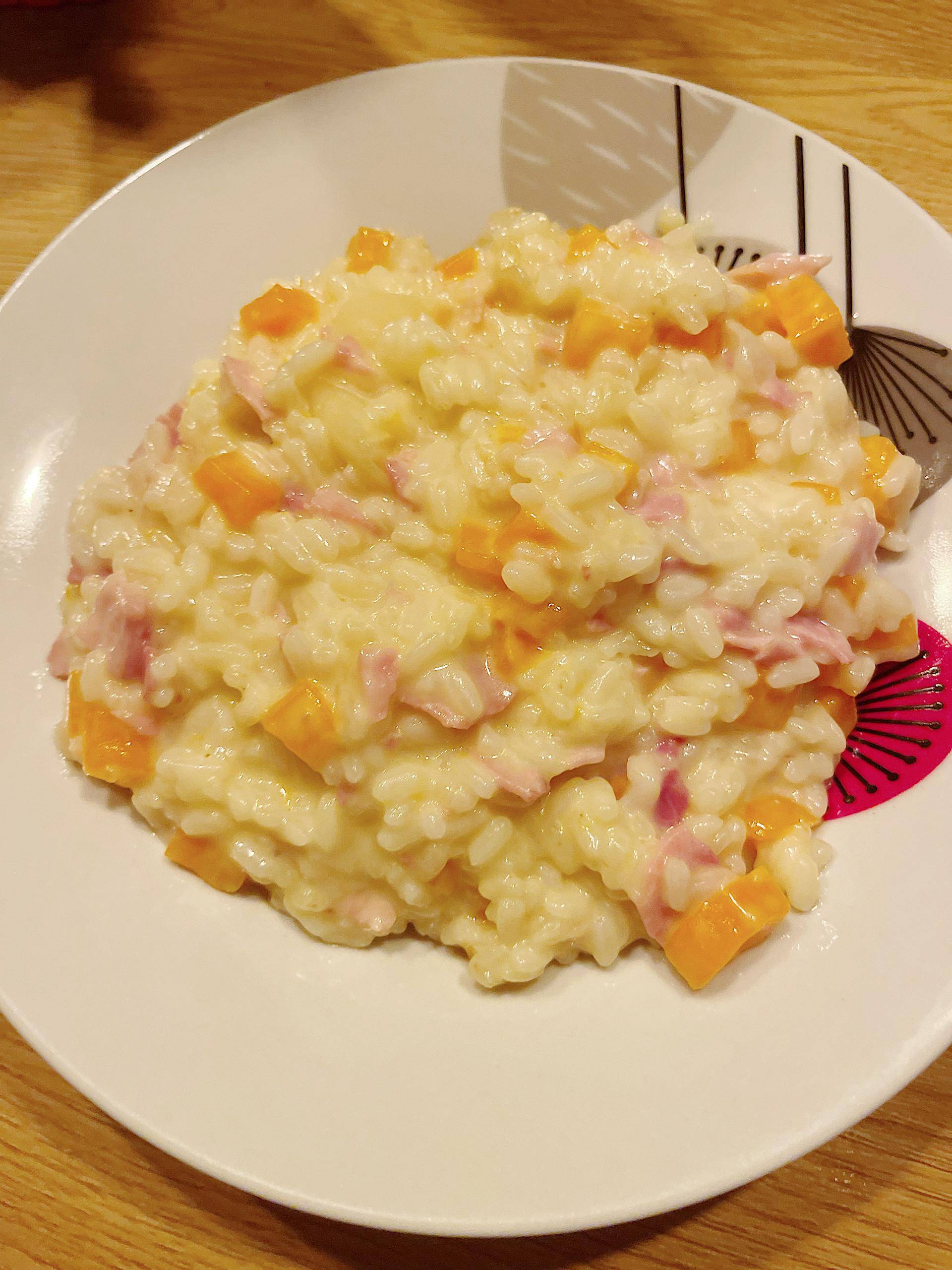 Risotto à la carotte et au jambon - Recette Cookeo | Moulinex