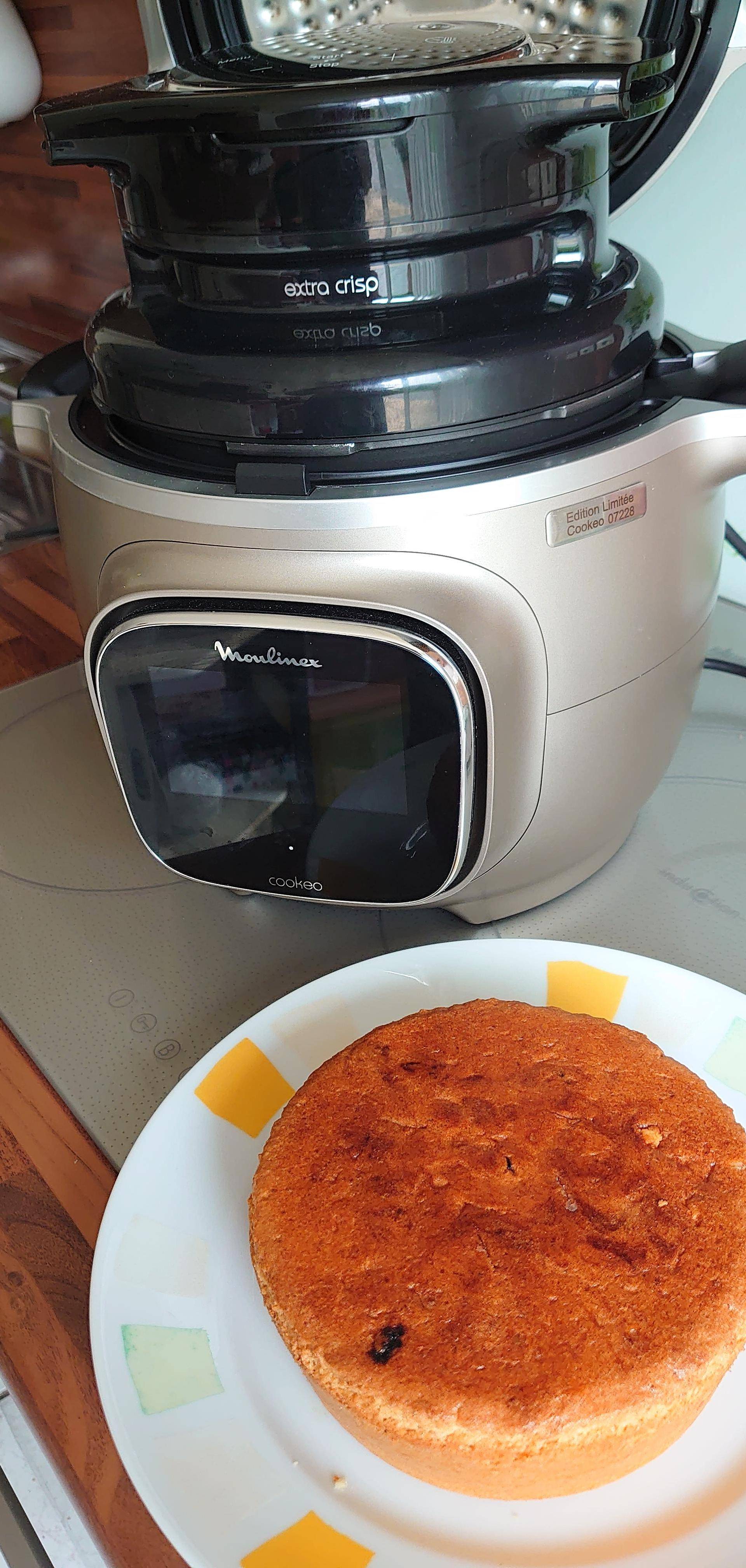 Gâteau au citron sans farine ni beurre à l’extra crisp - Recette Cookeo V3 | Moulinex