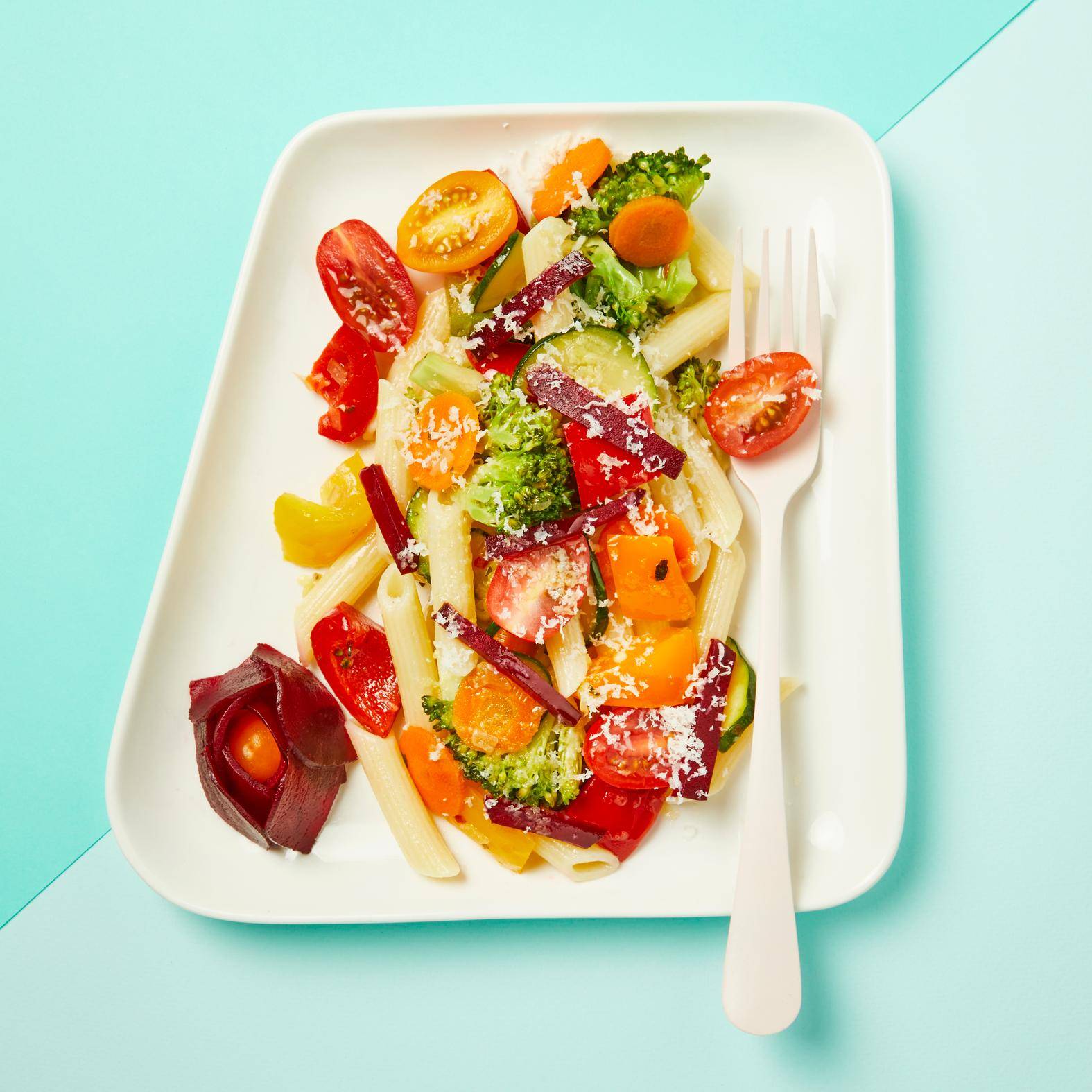 Pâtes arc-en-ciel - Recepten Cook'in One | Moulinex