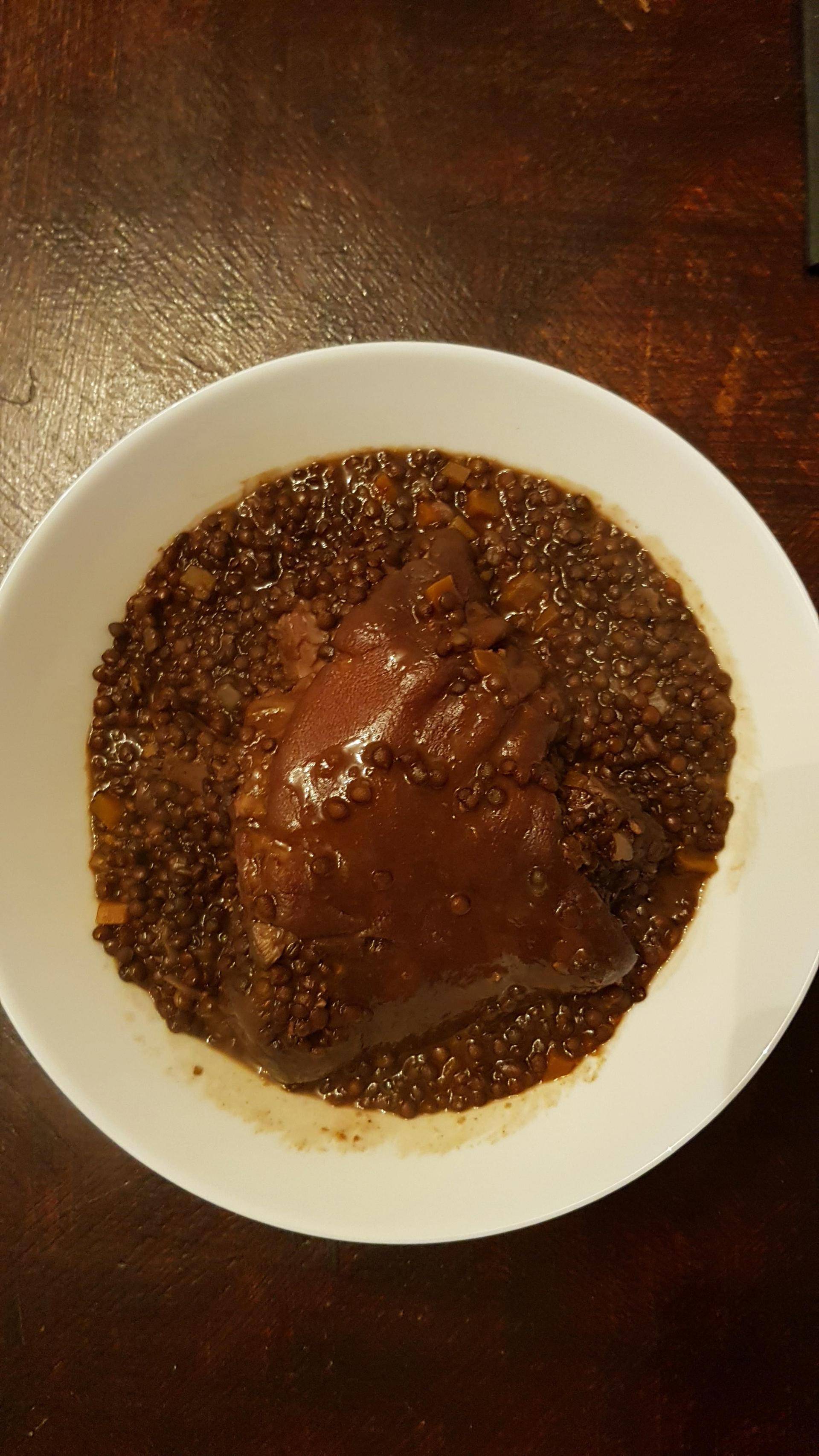 Jarret aux lentilles à ma façon - Recette Cookeo | Moulinex