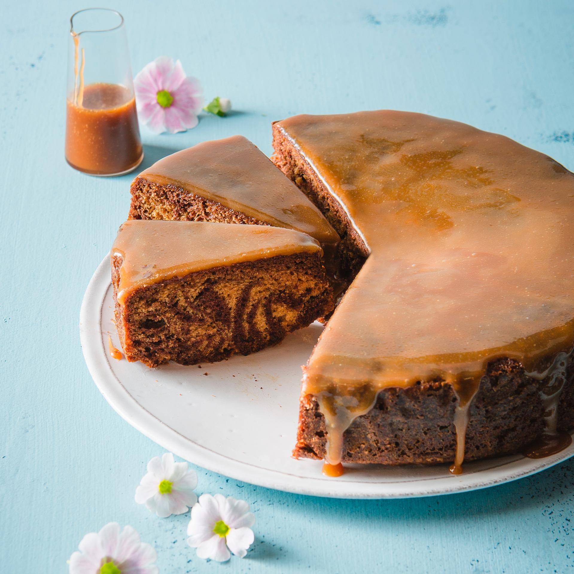 Gâteau marbré chocolat caramel - Recette EASY FRY OVEN & GRILL 9 in 1 | Moulinex