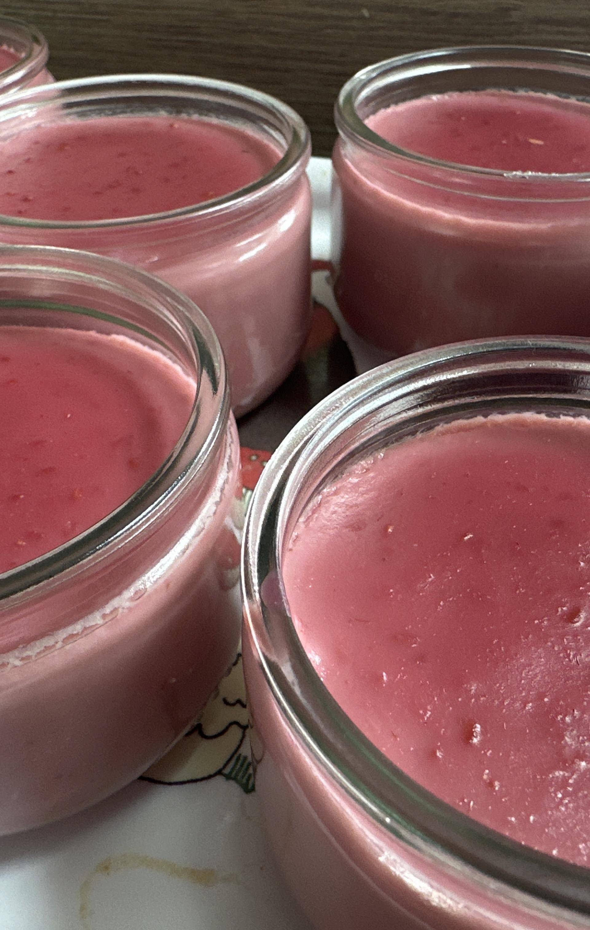 Crème dessert framboise (fruits) - Recette Companion | Moulinex