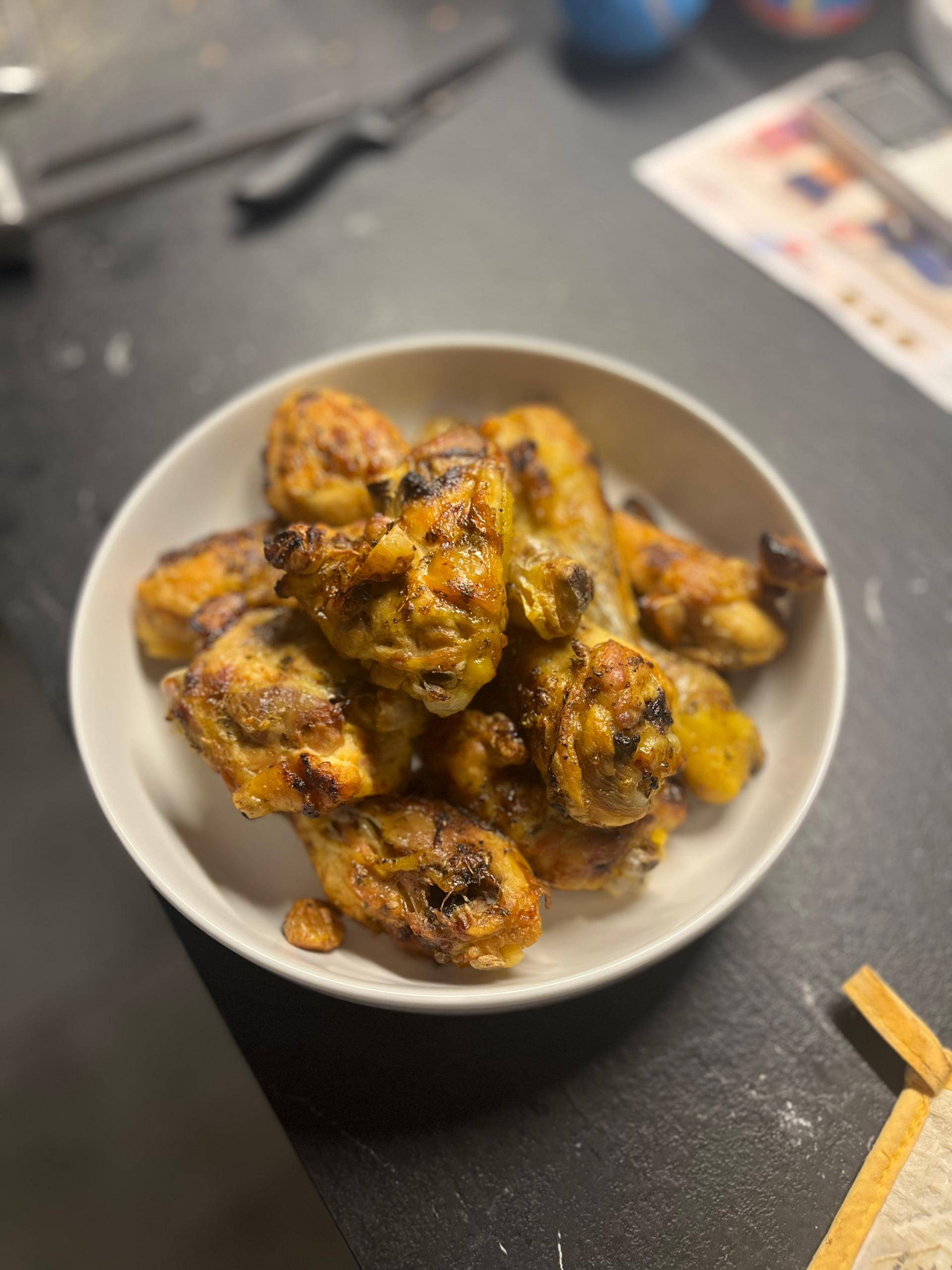 Cuisses de poulet grillé au sirop d’érable - Recette Easy Fry Mega | Moulinex