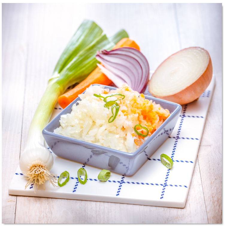 Oignon haché - Recette Companion | Moulinex