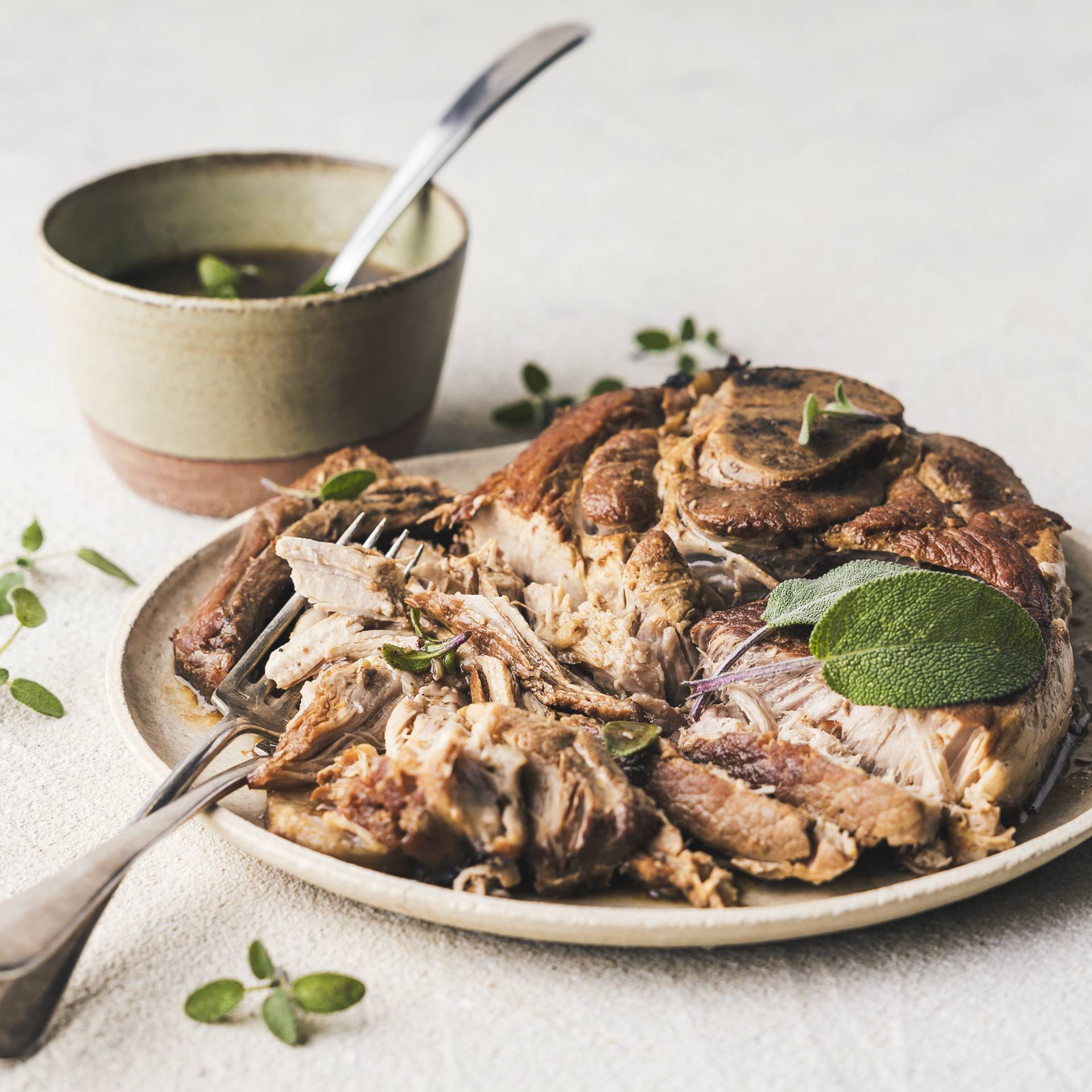 Rôti de porc, balsamique et sucre de canne - Recette Cookeo 9in1 | Moulinex