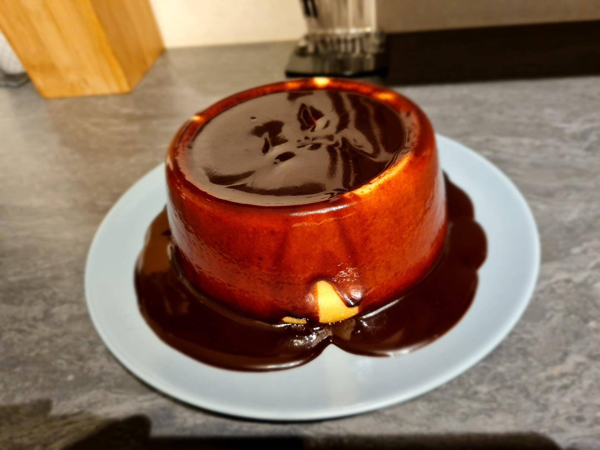 Gâteau de semoule, nappage chocolat façon yabon - Recepten Cookeo | Moulinex