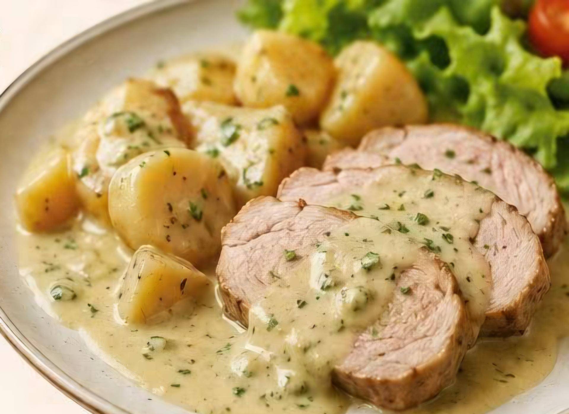 Rôti avec pommes de terre au Boursin - Recette Cookeo V3 | Moulinex