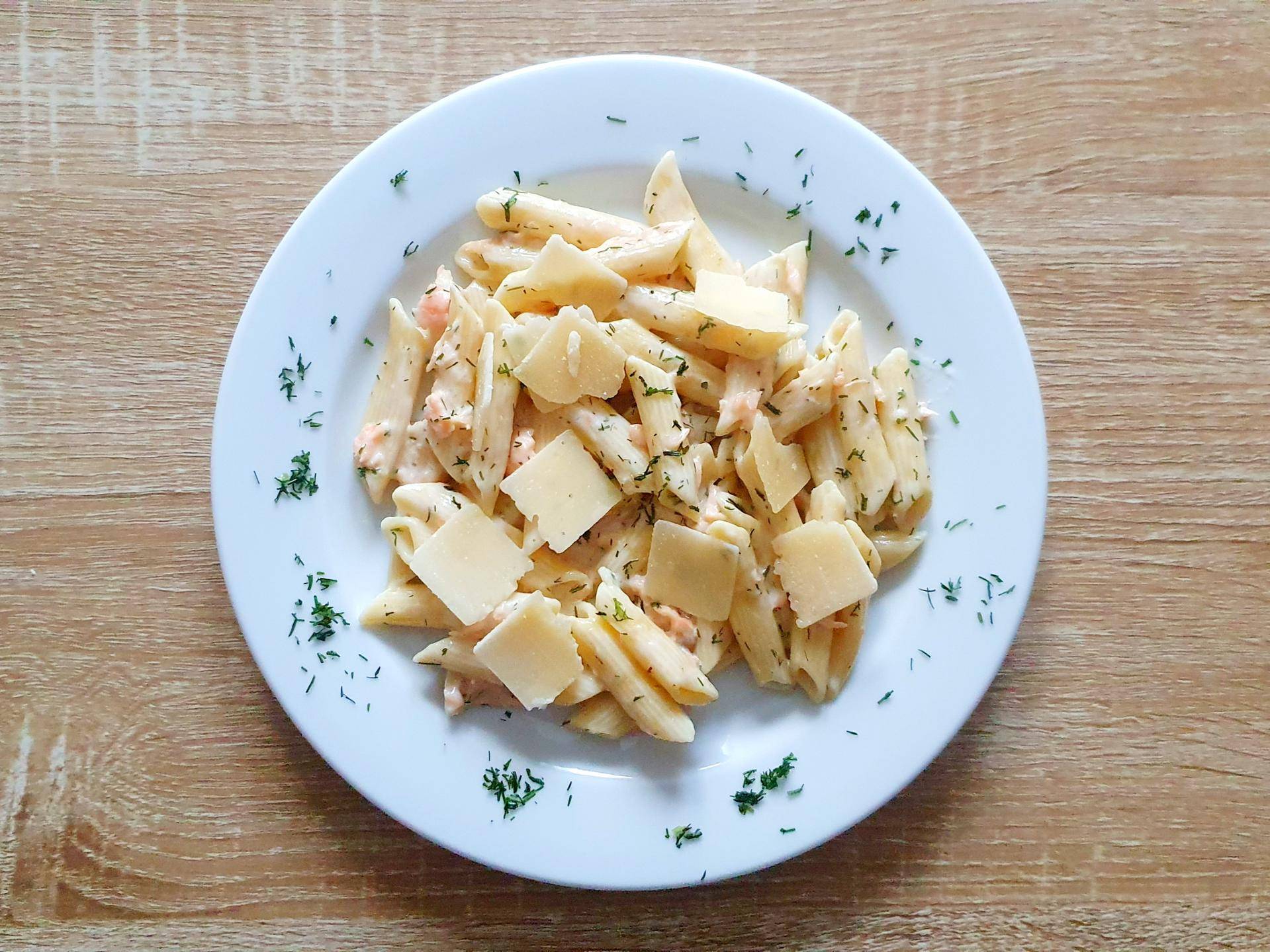 Pâtes sauce au saumon et à l'aneth - Recepten Cookeo V3 | Moulinex