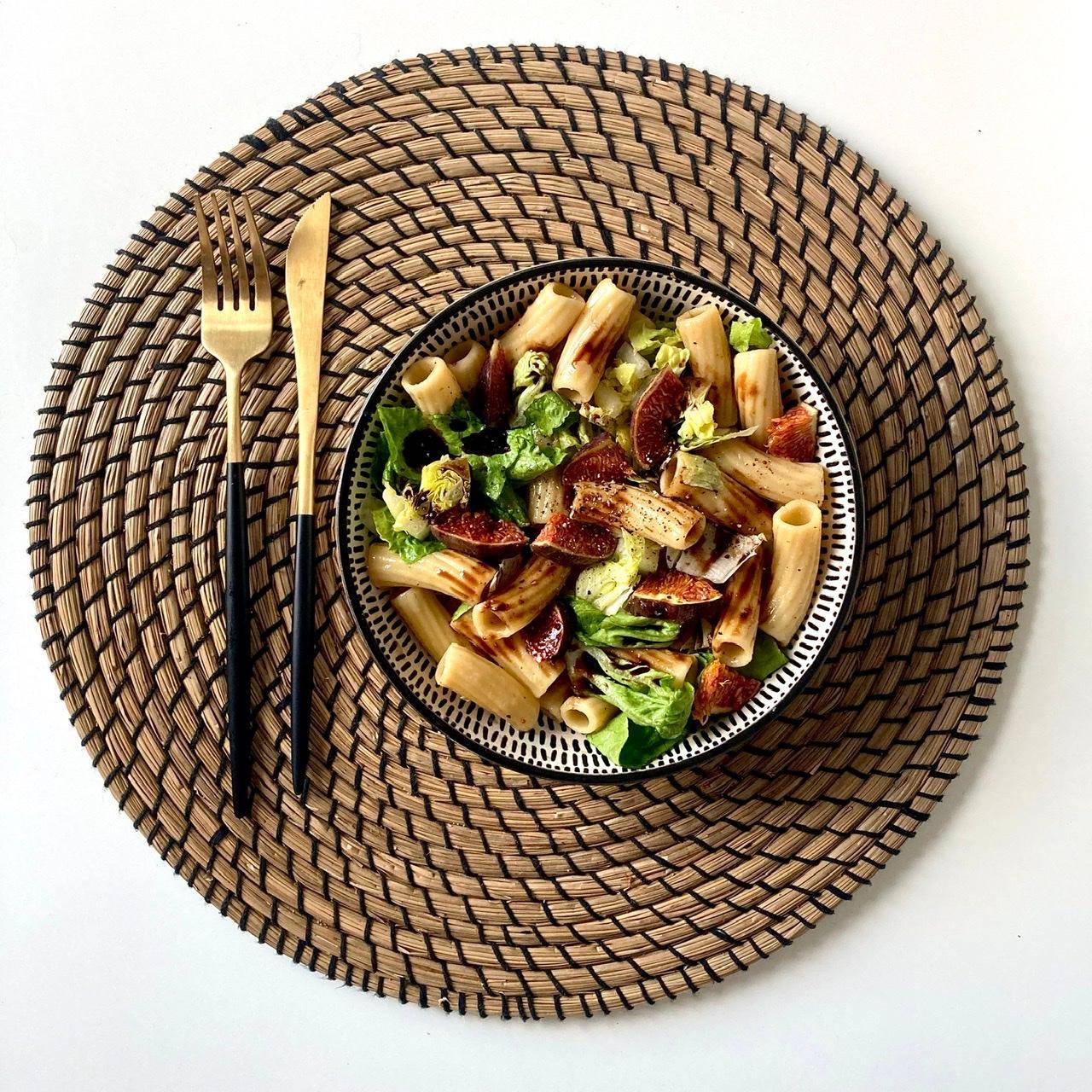 Pâtes d’été aux figues, jambon et balsamique. - Recette Companion | Moulinex