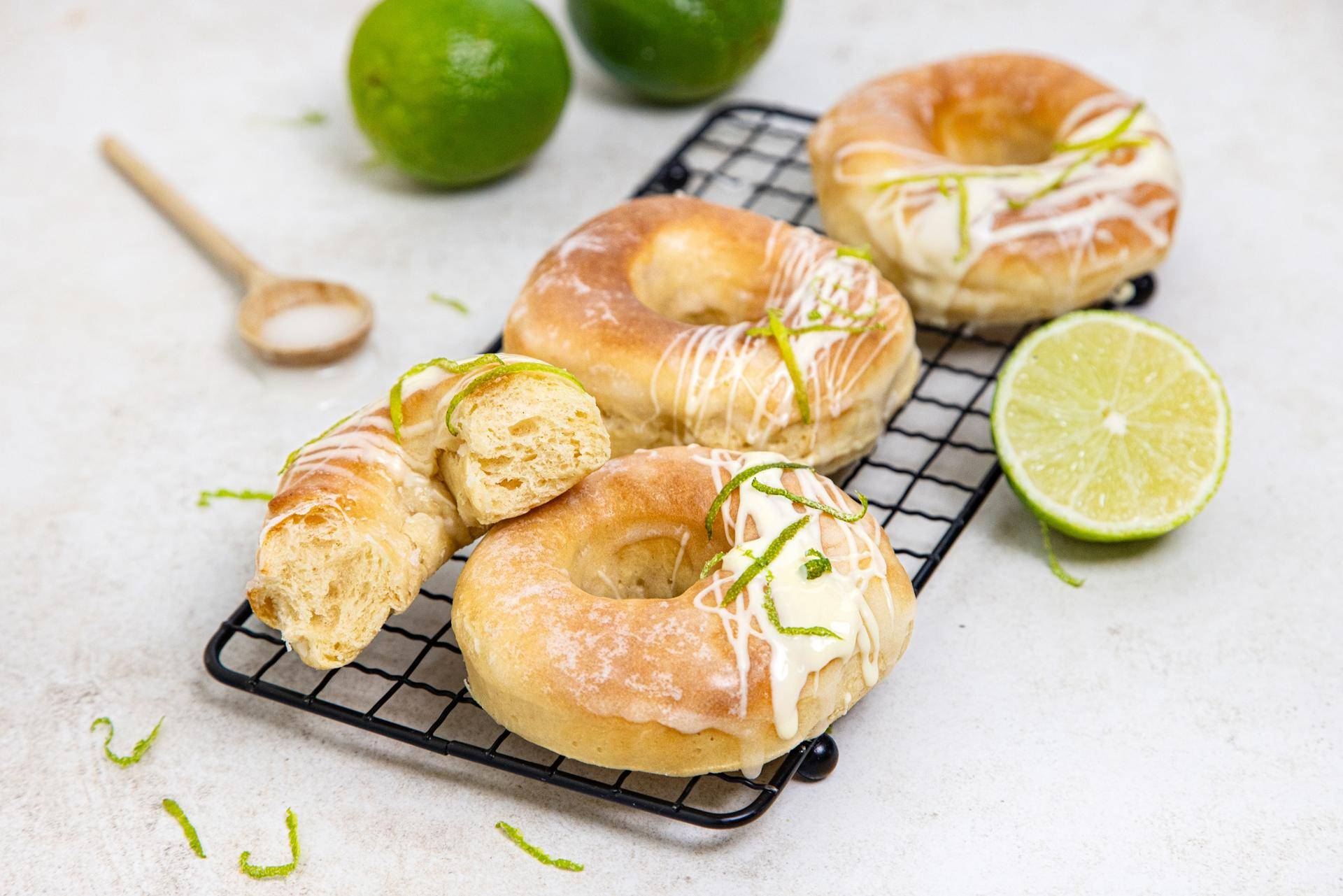 Donuts citron vert - Recepten Dual EasyFry&Grill | Moulinex