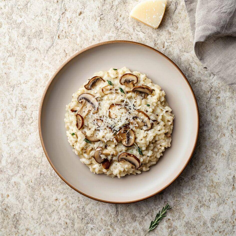 Risotto aux champignons et parmesan - Recepten Cookeo Infinity Autostir | Moulinex