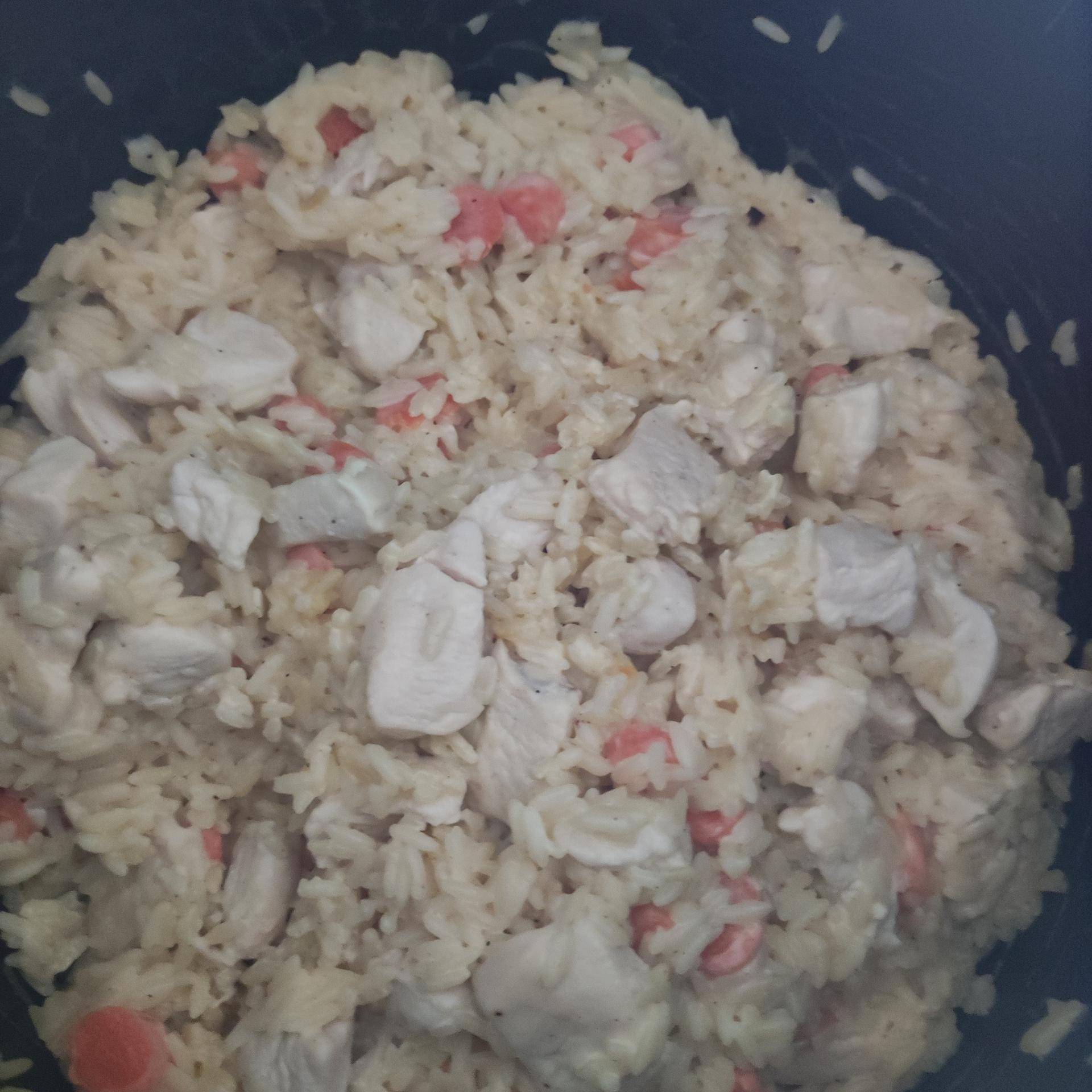 Riz au poulet à la béchamel - Recepten Cookeo | Moulinex