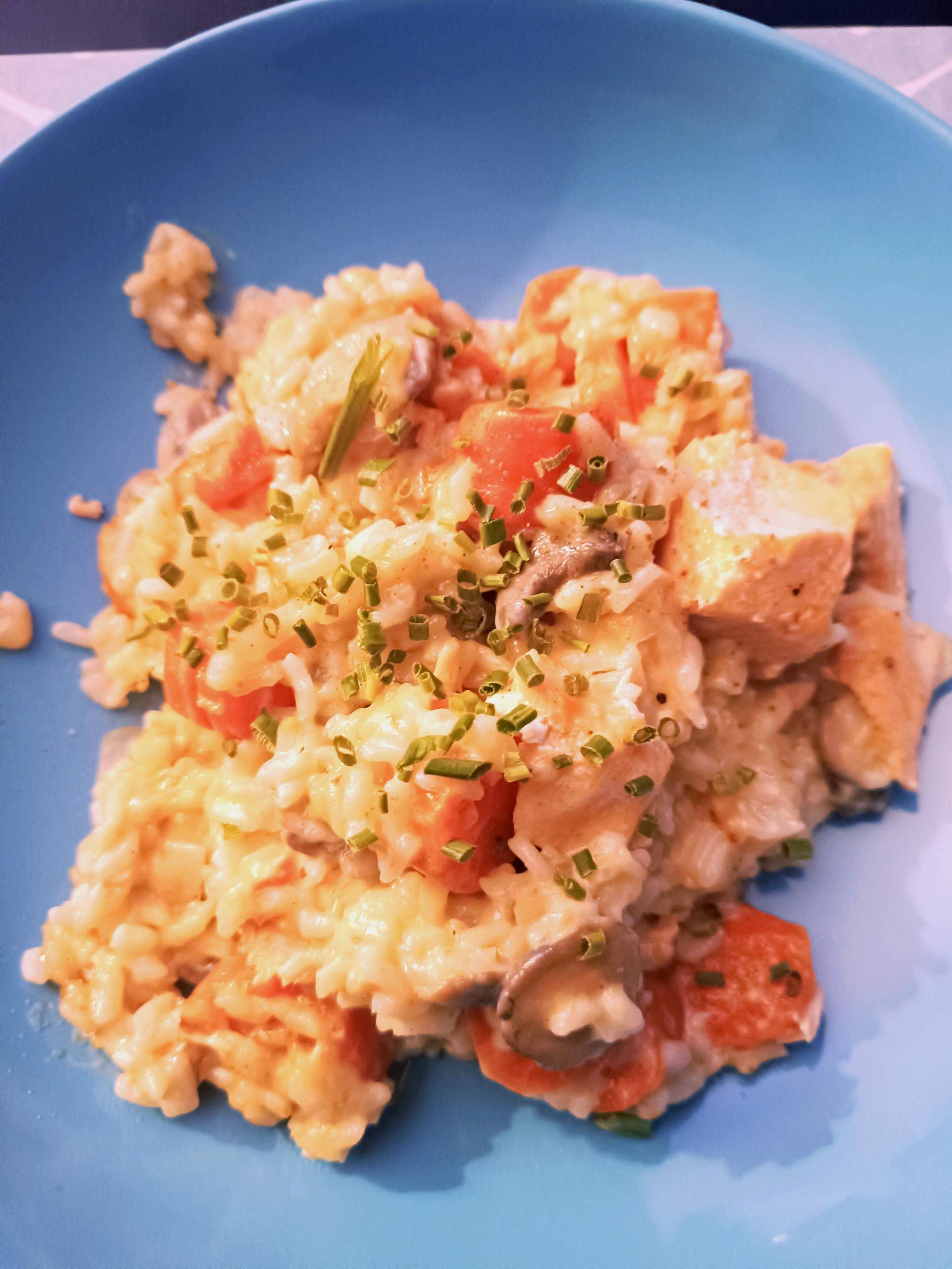 Risotto saumon carottes et champignons - Recette Cookeo V3 | Moulinex