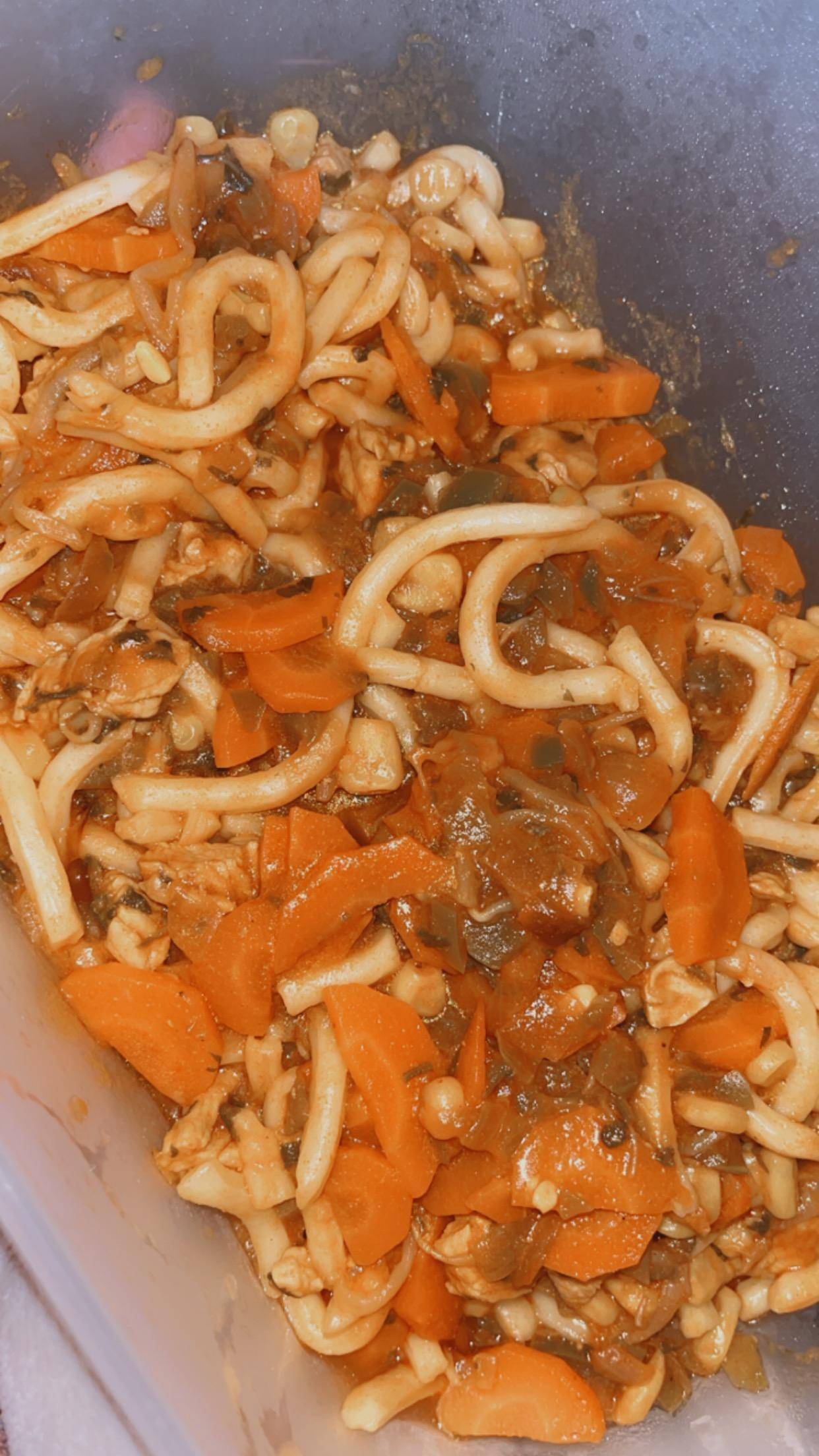 Nouille chinoise poulet rapide - Recette Cookeo | Moulinex