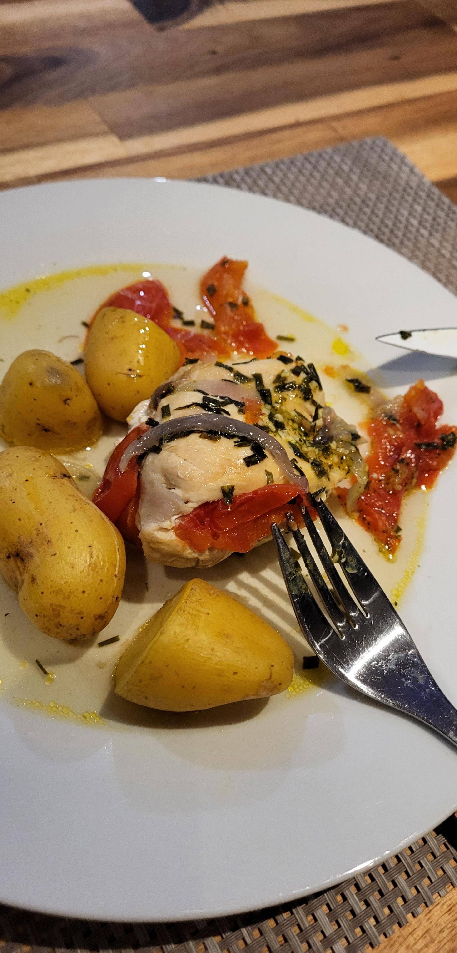 Poitrine de poulet papillote - Recette Cookeo V3 | Moulinex