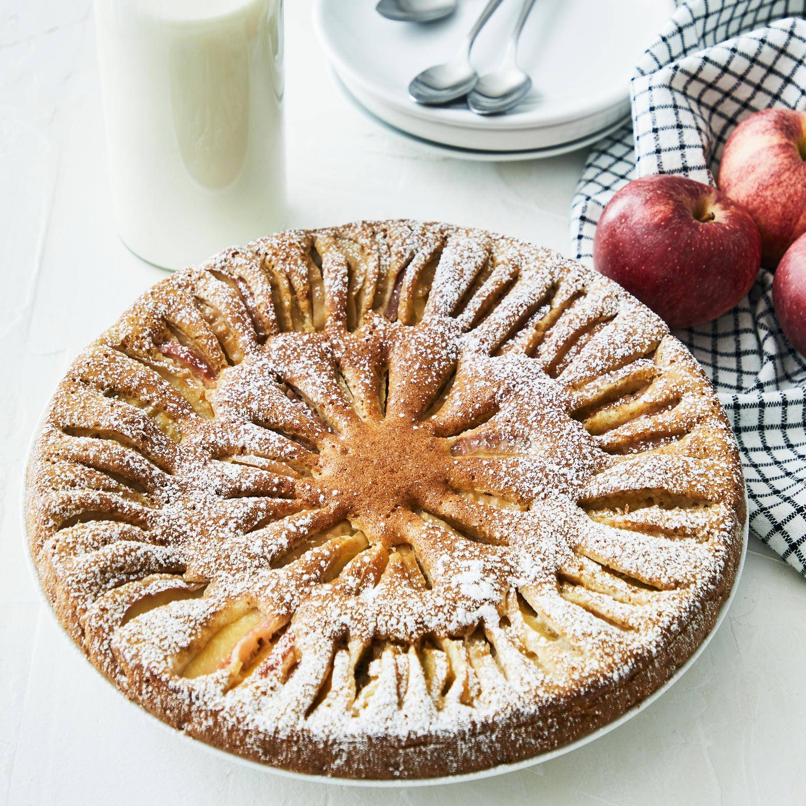 Gâteau aux pommes soleil - Recette Cook'in One | Moulinex