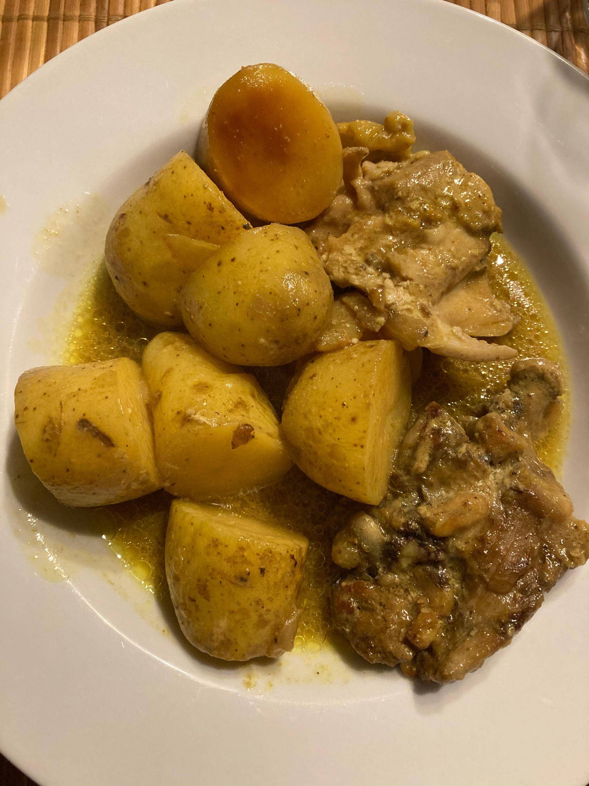 Poulet curry coco pommes de terre - Recette Cookeo | Moulinex