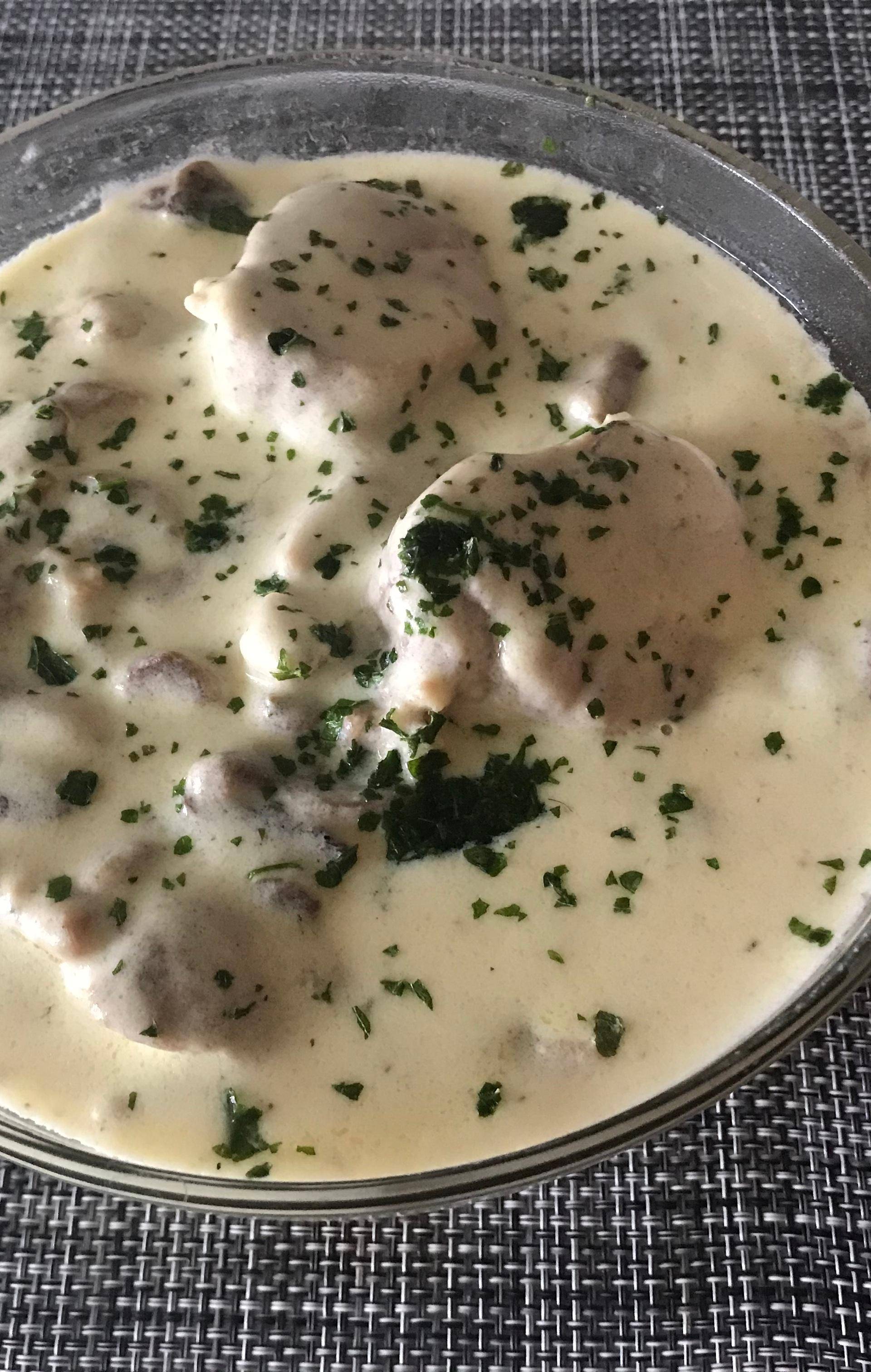 Filet mignon de porc crème champignons - Recette Cookeo | Moulinex