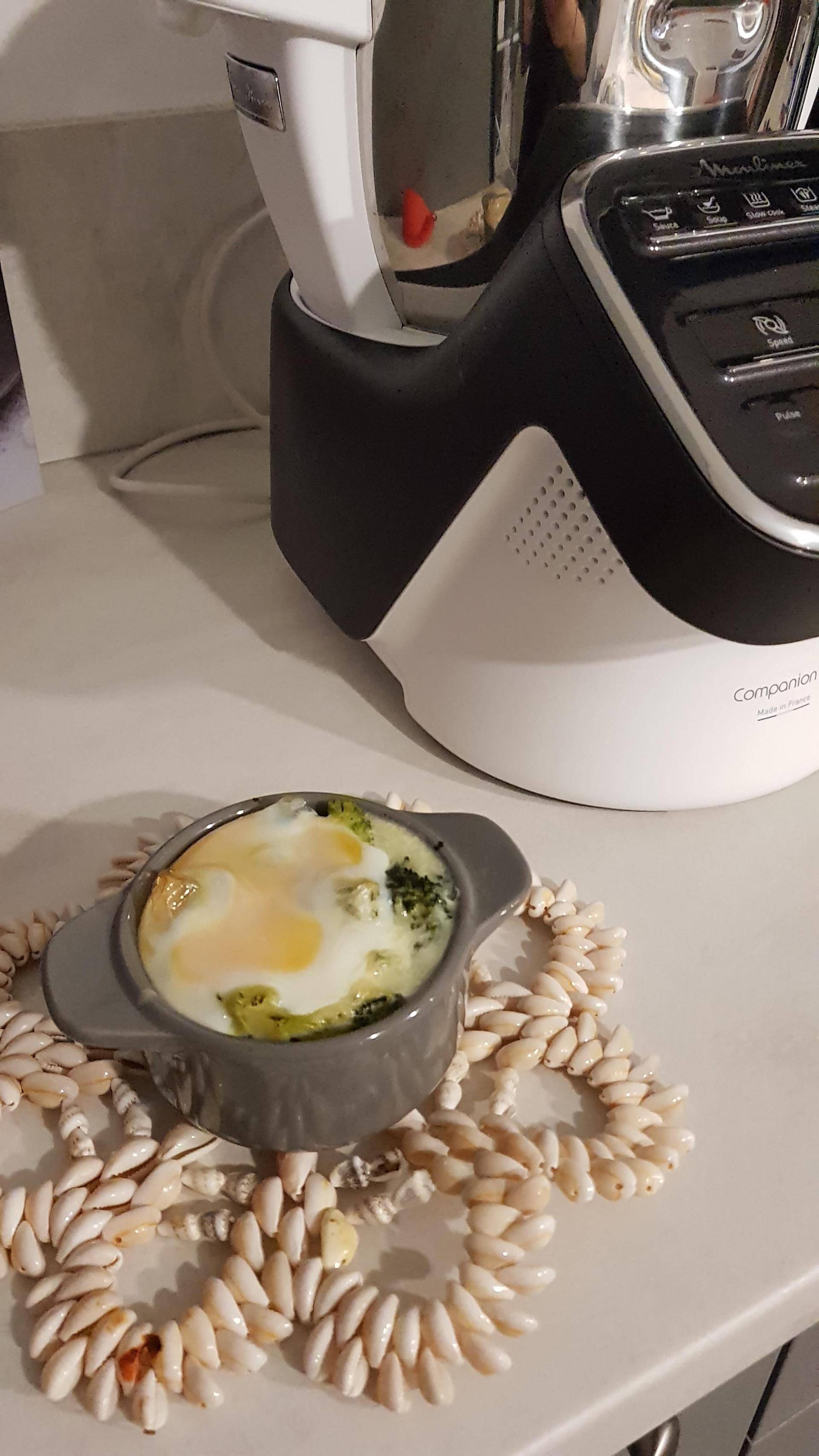 Oeuf cocotte brocolis - Recepten Companion XL | Moulinex