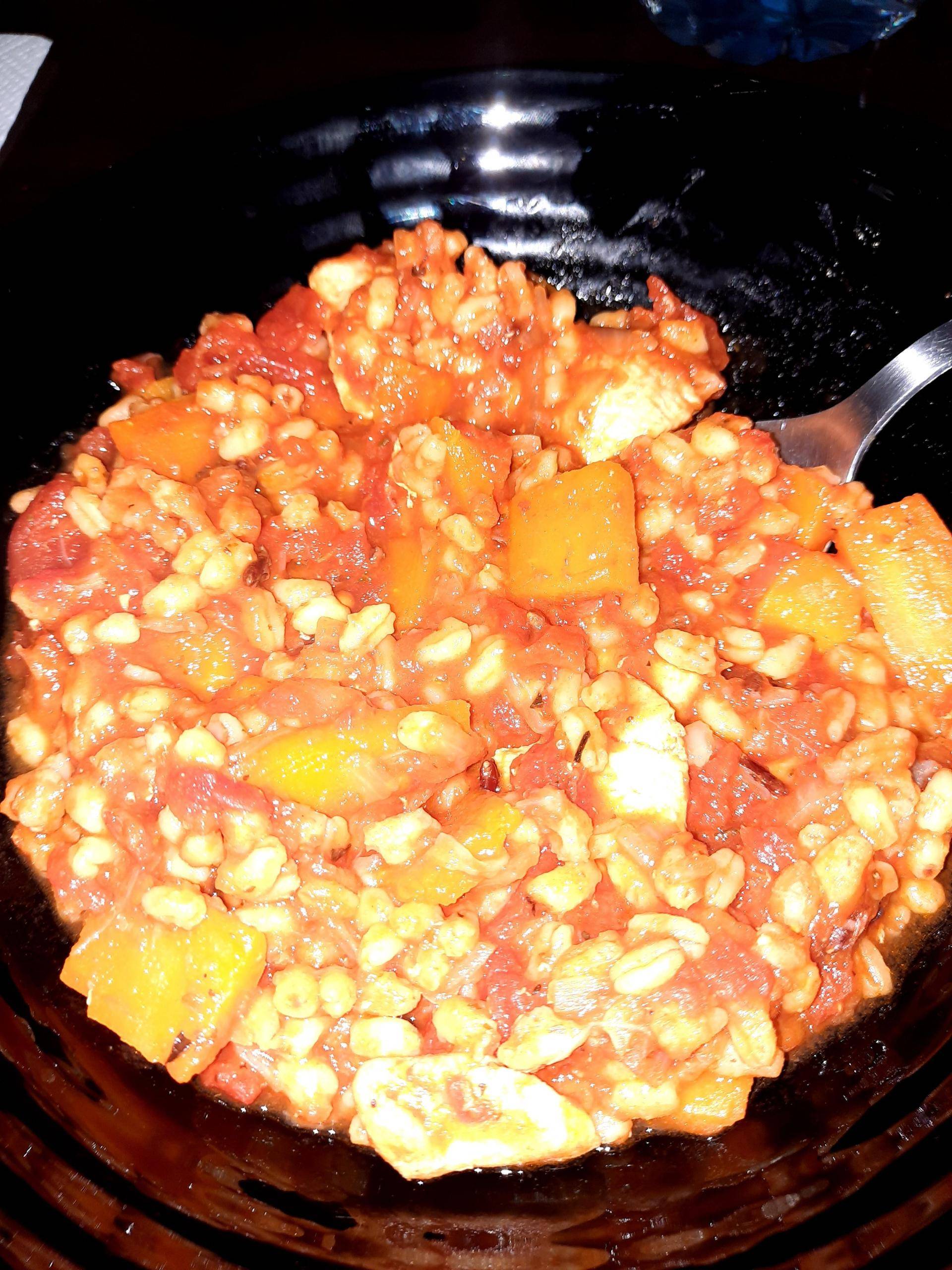 Blé poulet à la tomate - Recette Cookeo | Moulinex
