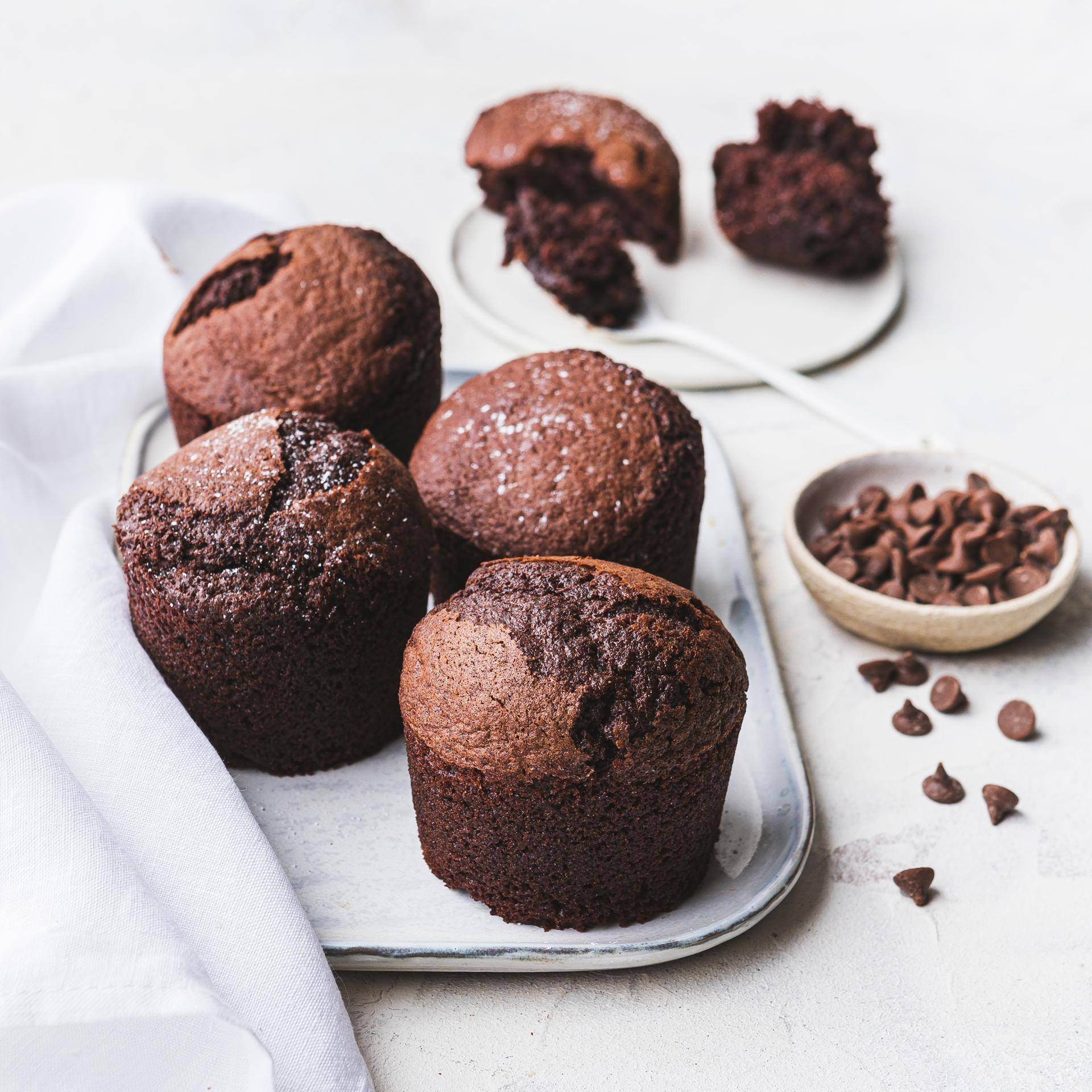 Muffins aux pépites de chocolat - Recette Multifunction Airfryer Oven Digital | Moulinex