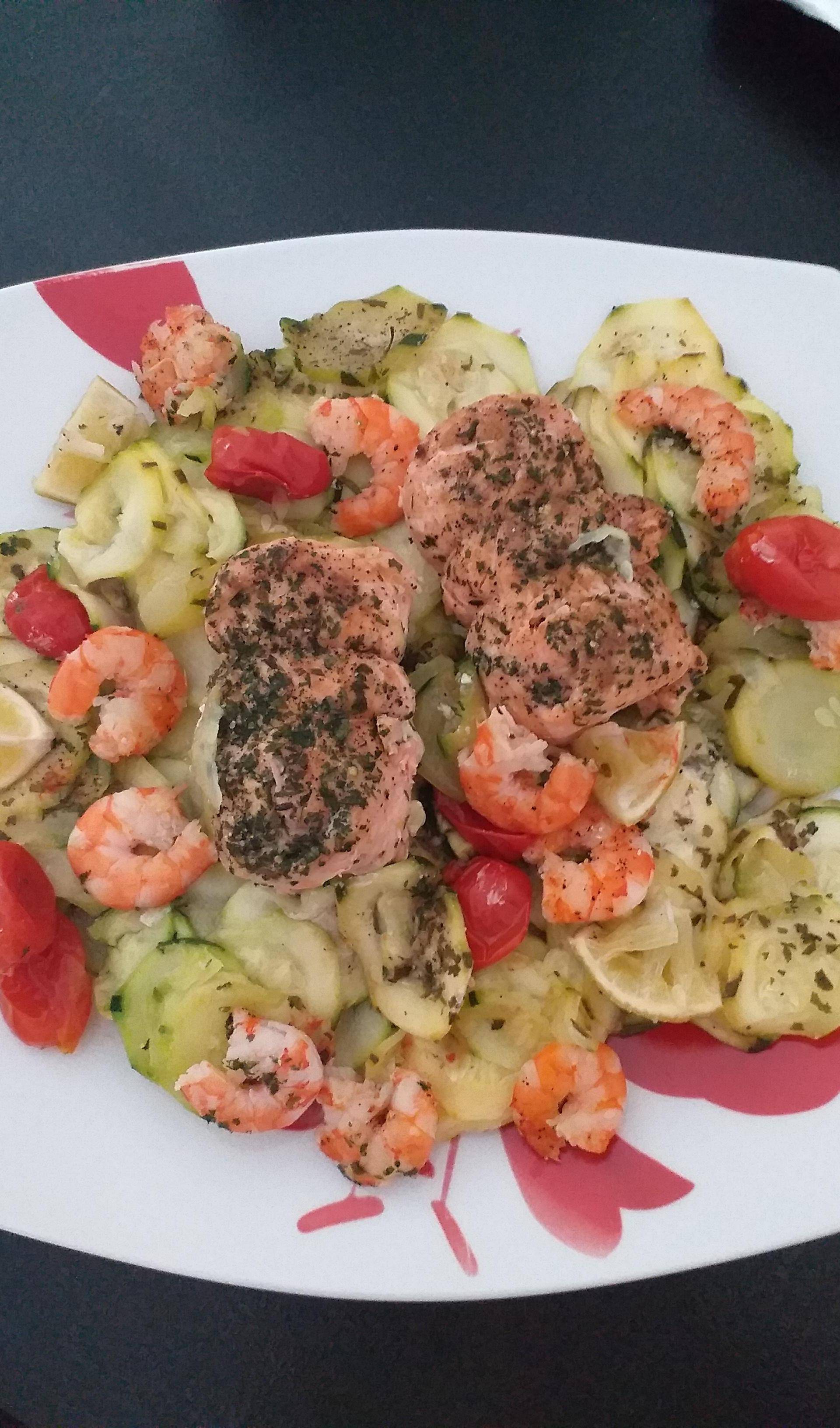 Paupiettes de saumon noix de St-Jacques et courgettes - Recette Cookeo | Moulinex