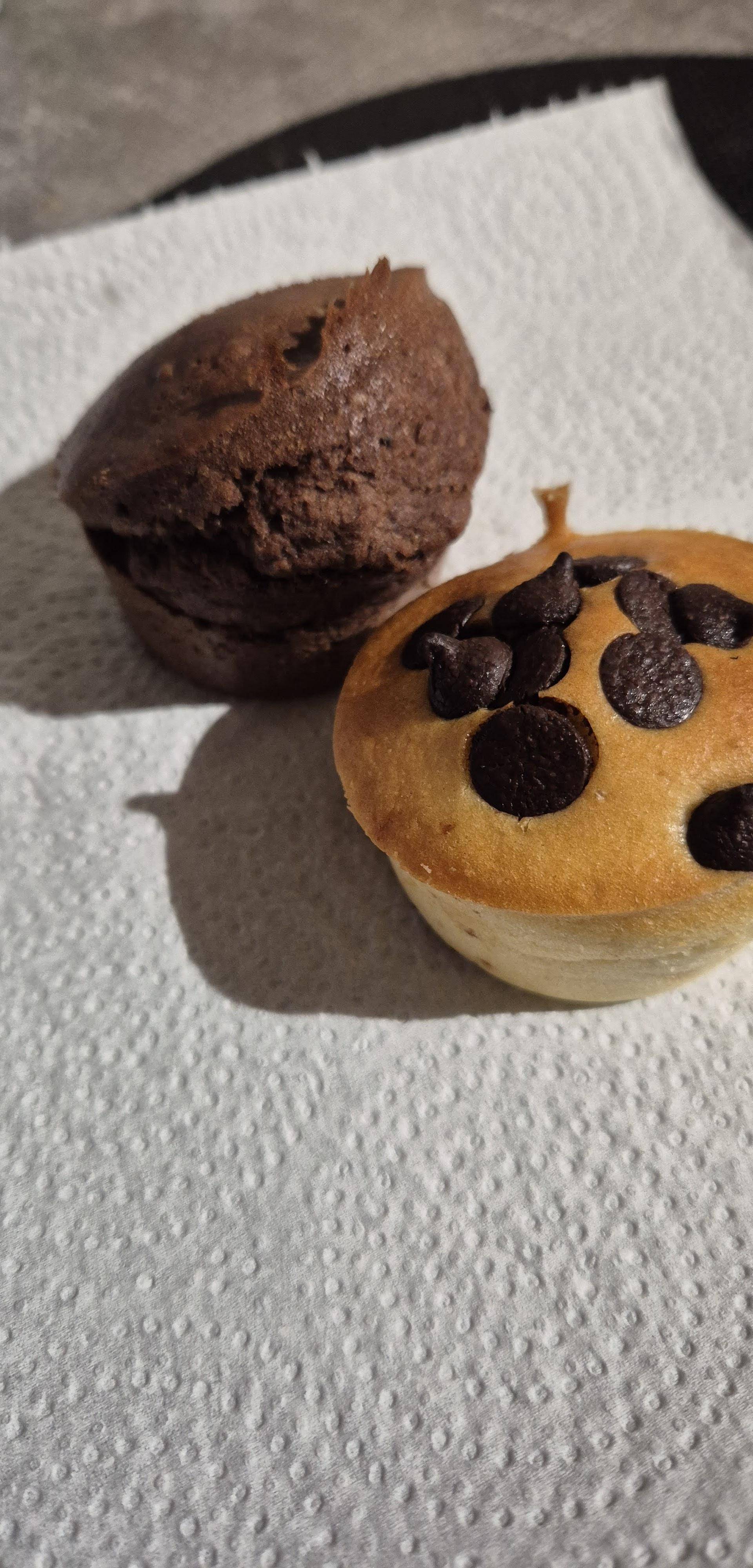 Muffins cœur fondant Nutella et chocolat - Recette Easy Fry Mega | Moulinex