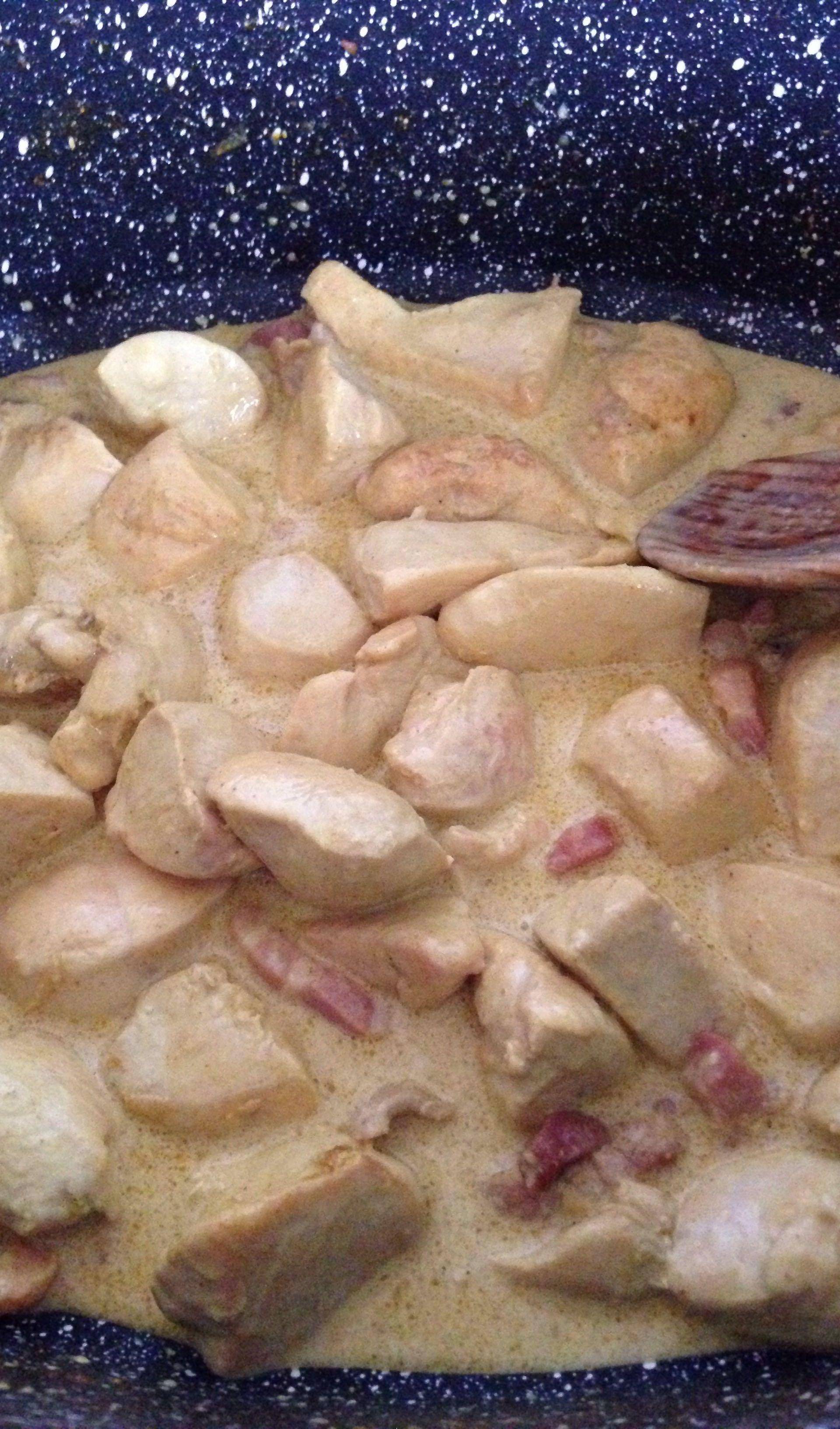 Blanc de poulet crème lardon - Recette Cookeo | Moulinex
