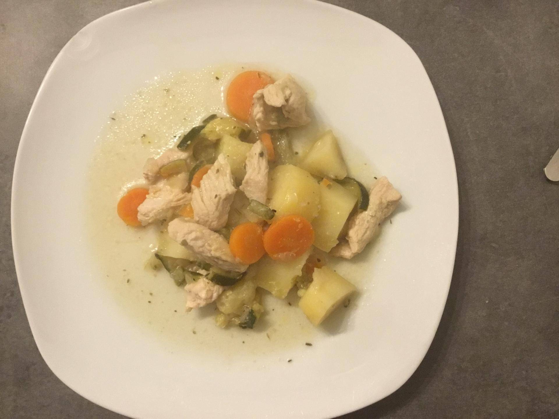 Poulet 🐓 et petits légumes 🥔 🥕 - Recette Cookeo | Moulinex