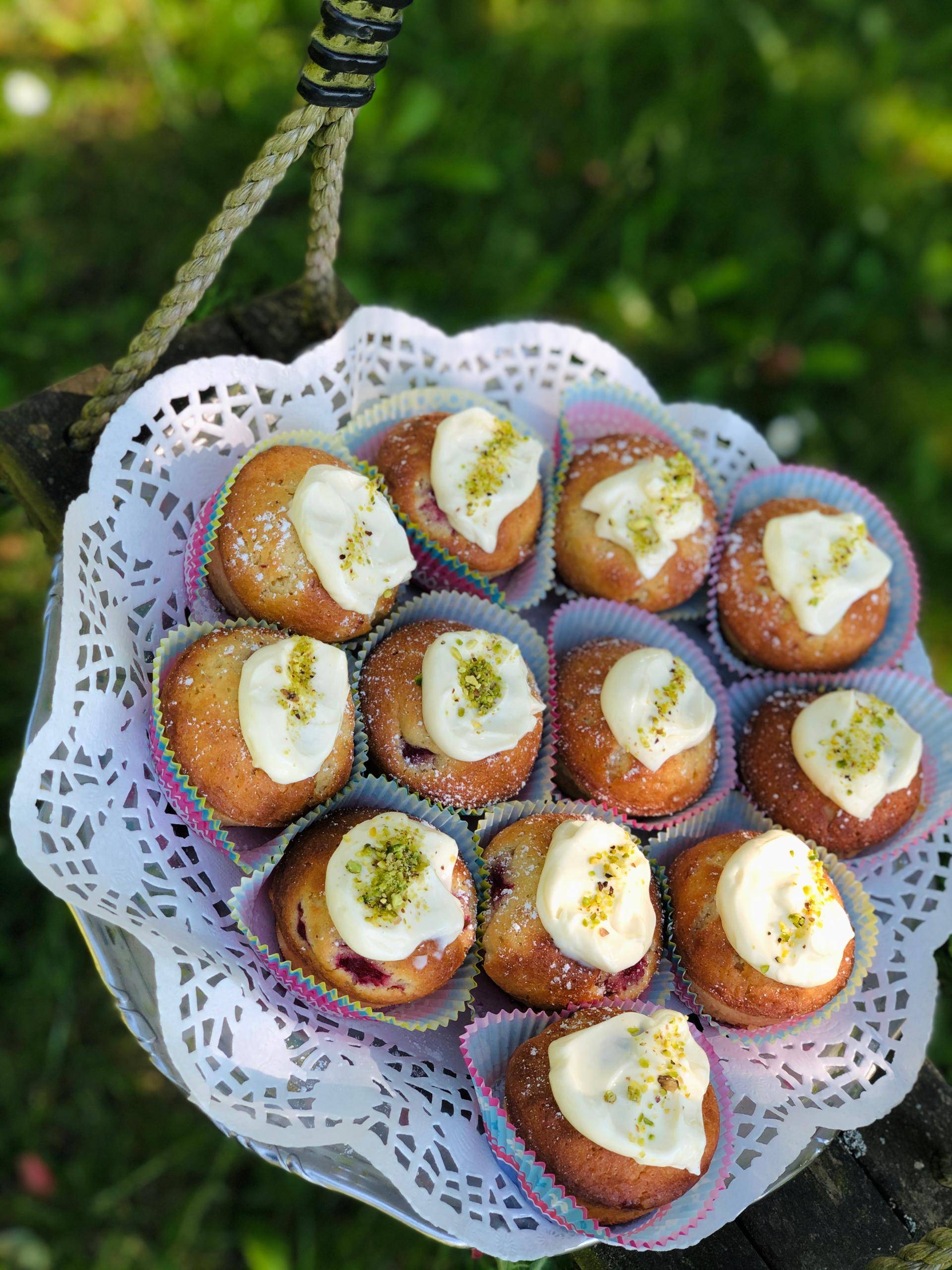 Muffins framboise et chocolat blanc - Recette Companion Connect | Moulinex