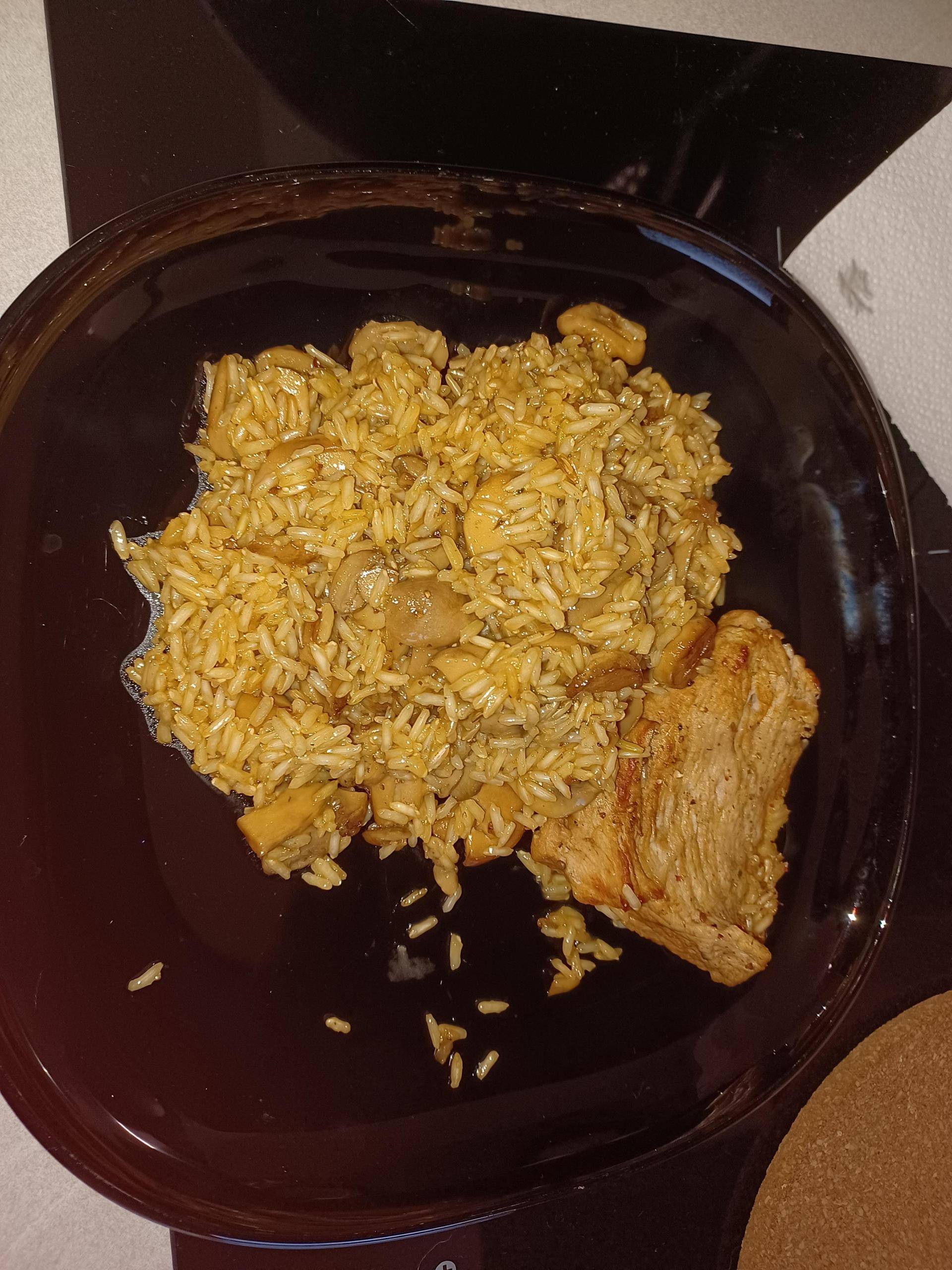 Sauté de veau, riz complet, champignons - Recette Cookeo V3 | Moulinex