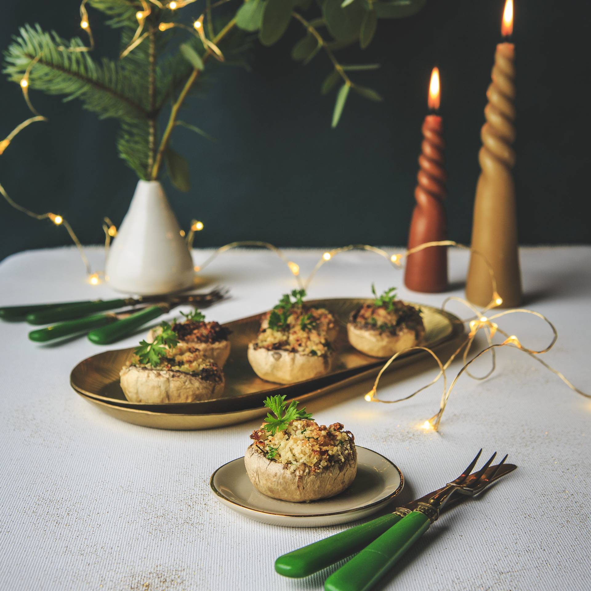 Champignons farcis pecorino - Recette Cookeo | Moulinex