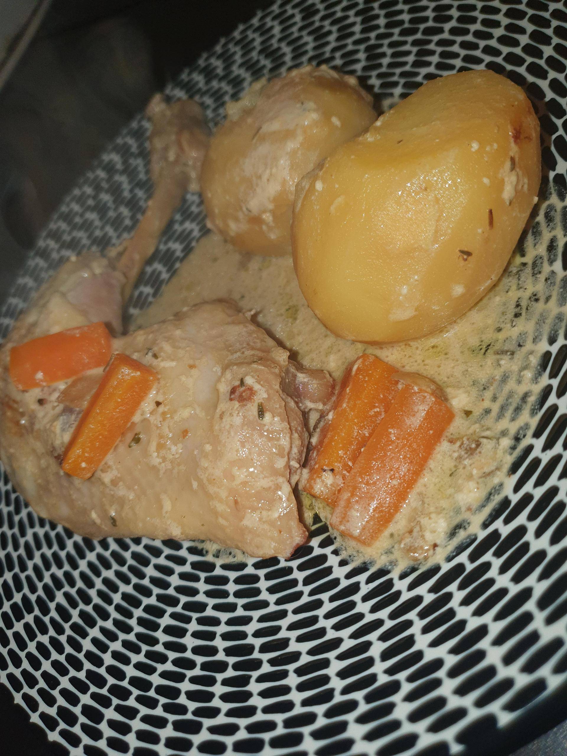 Poulet à la crème - Recepten Cookeo | Moulinex