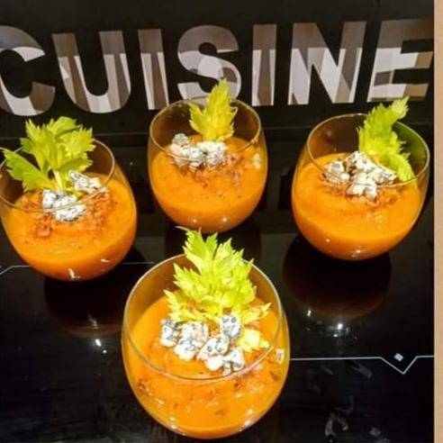 Verrines potiron roquefort - Recette Companion | Moulinex