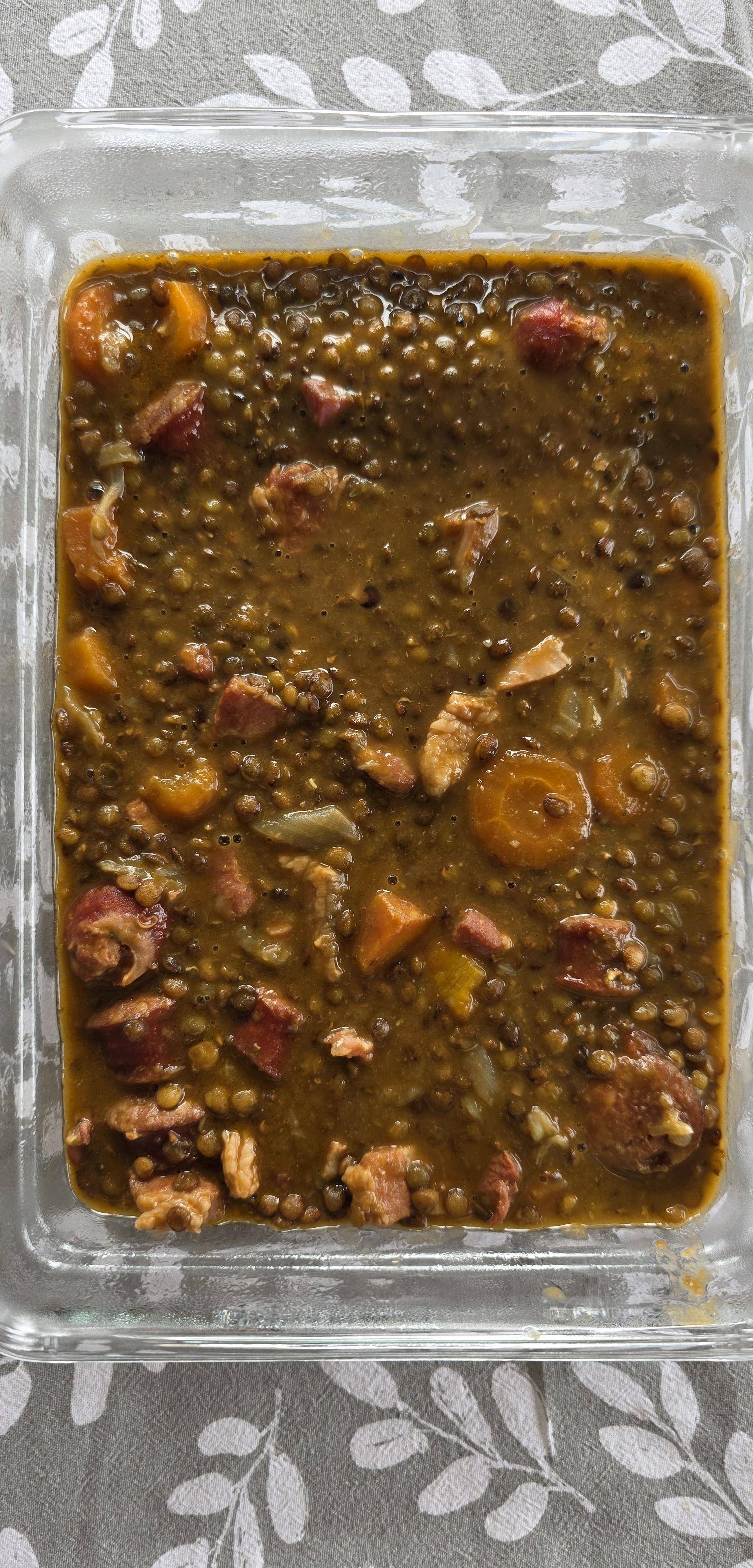 Saucisse lentilles du velay - Recette Cookeo Infinity Autostir | Moulinex